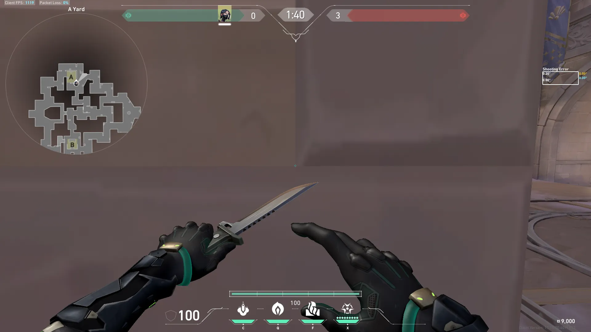 Viper Snake Bite on Corrode Attack Site A — step 2 of 3: Aim — line up the shot
