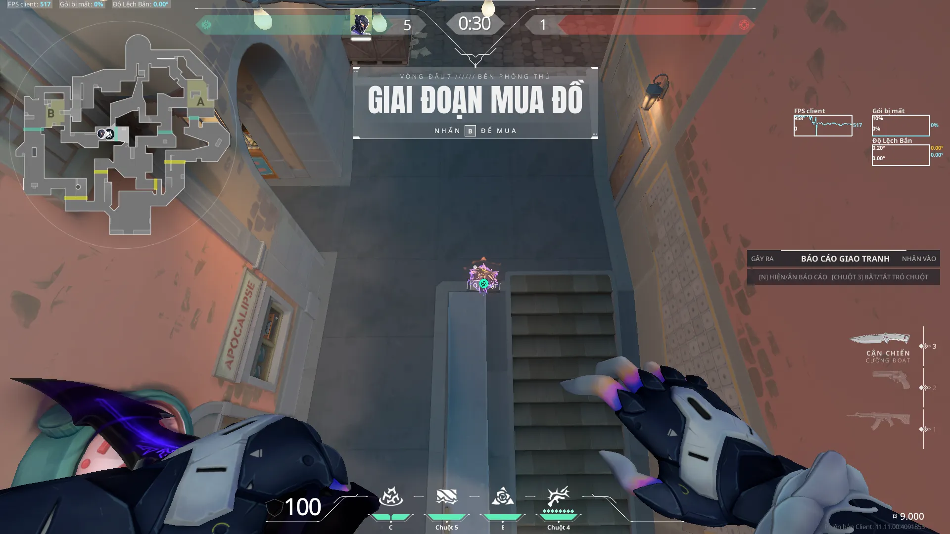 Vyse Razorvine on Pearl Defense Site B — step 4 of 5: Aim — line up the shot