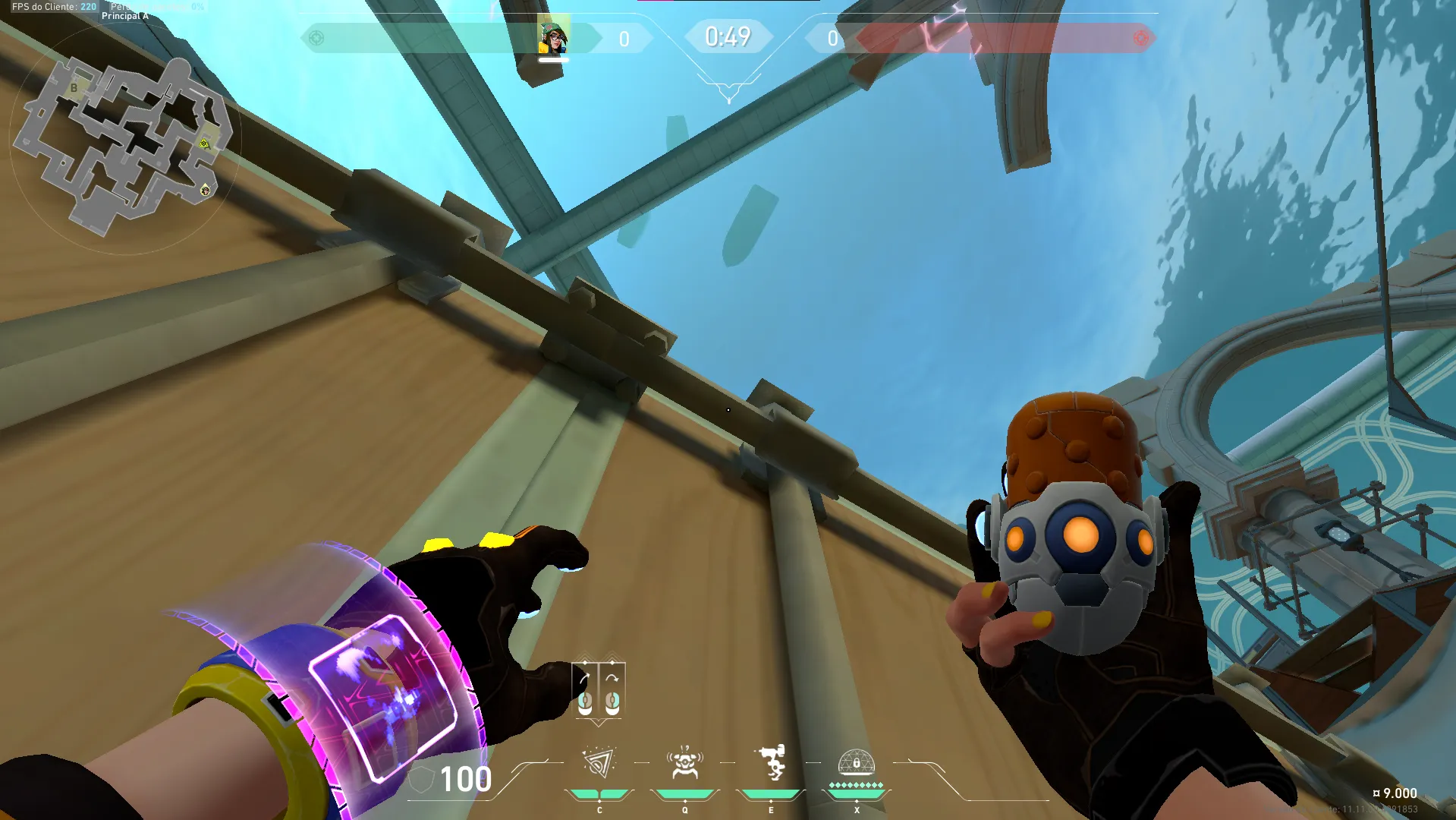 Killjoy Nanoswarm on Pearl Attack Site A — step 2 of 3: Aim — line up the shot