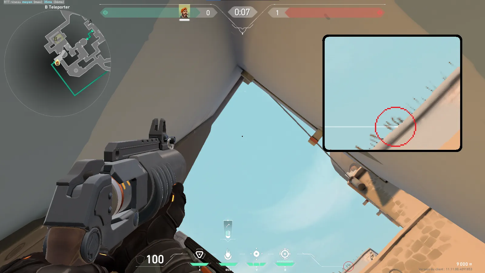Brimstone Incendiary on Bind Attack Site B — step 3 of 5: Aim — line up the shot