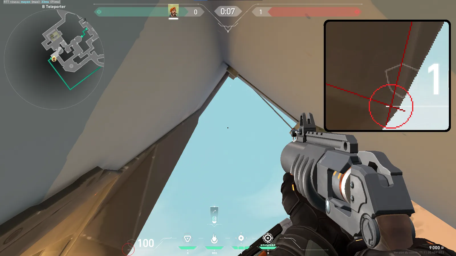 Brimstone Incendiary on Bind Attack Site B — step 4 of 5: Aim — line up the shot