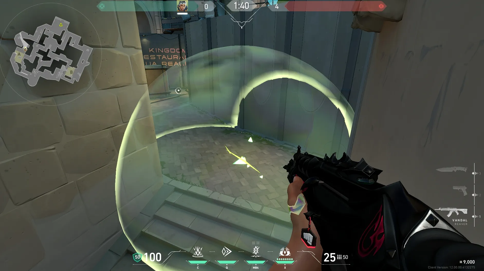 Waylay Saturate on Pearl Attack Site A — step 4 of 4: Result