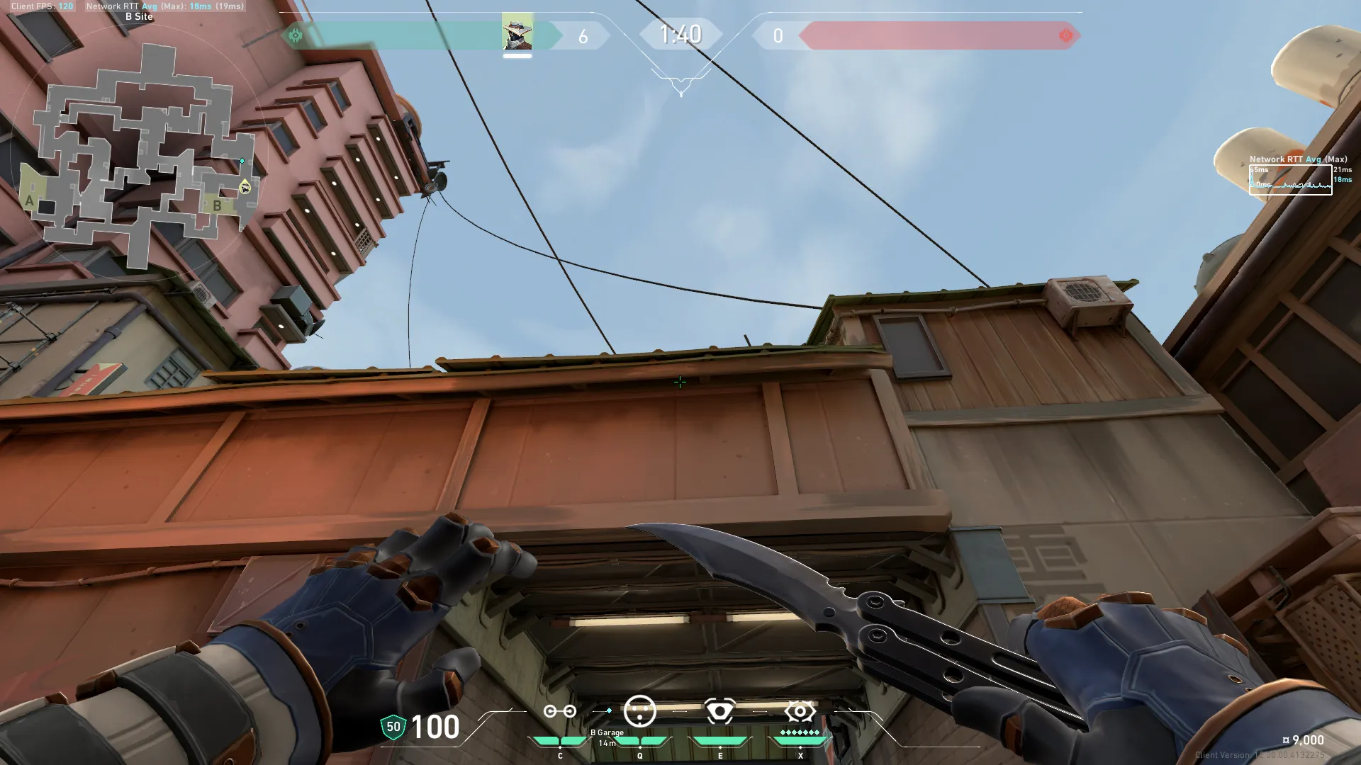 Cypher Cyber Cage on Split Defense Site B — step 4 of 5: Aim — line up the shot