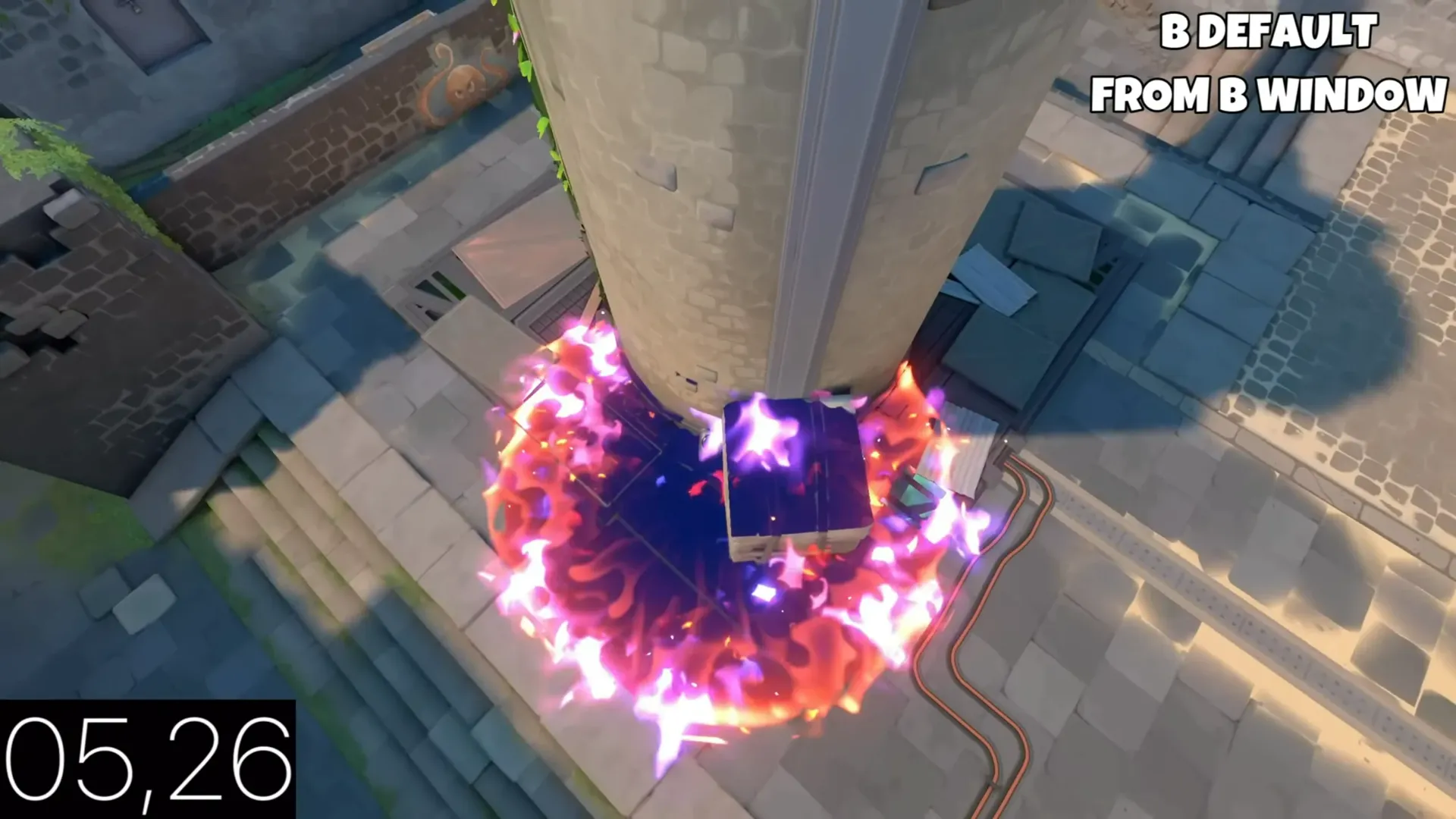 Brimstone Incendiary on Breeze Attack Site B — step 3 of 3: Result