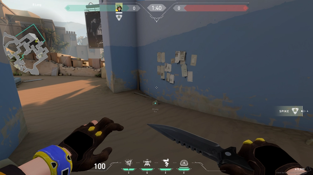 Stall B Site Default Defuse — Killjoy lineup on Bind