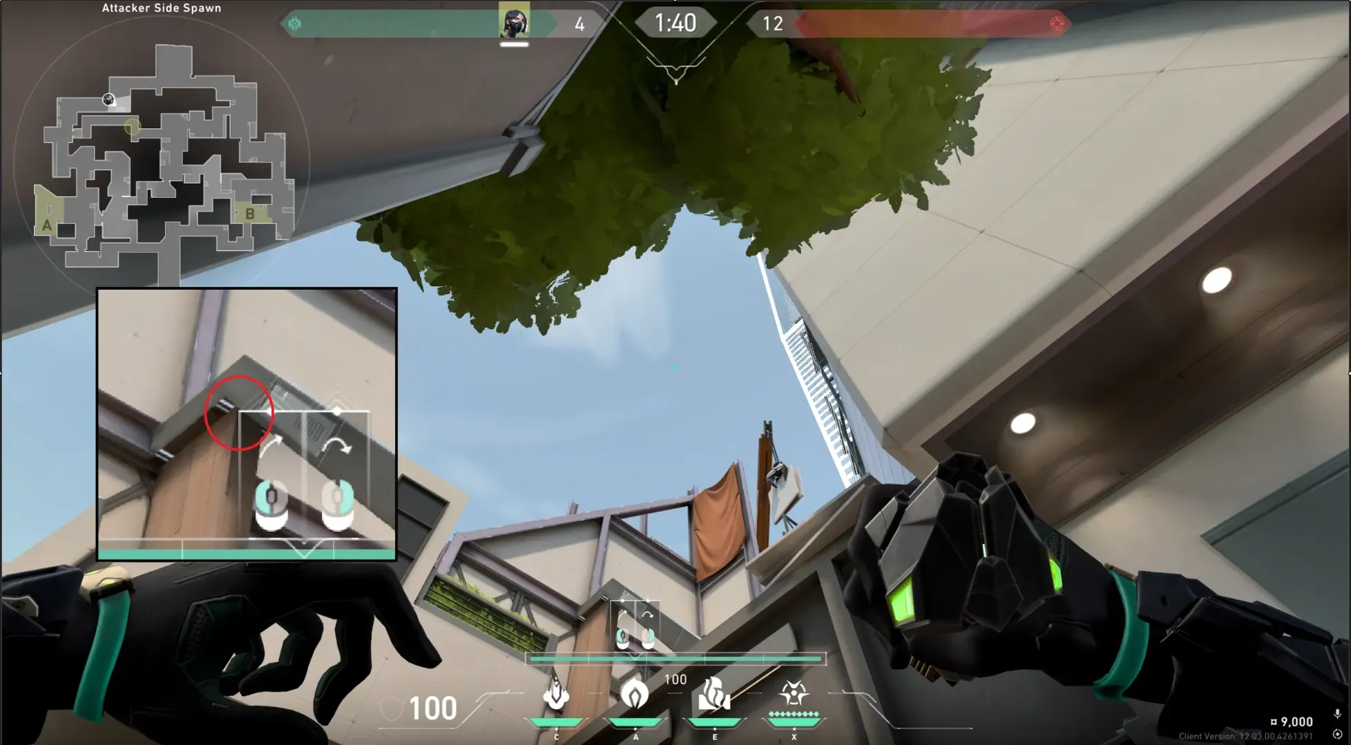 Viper Poison Cloud on Split Attack Mid — step 2 of 3: Aim — line up the shot