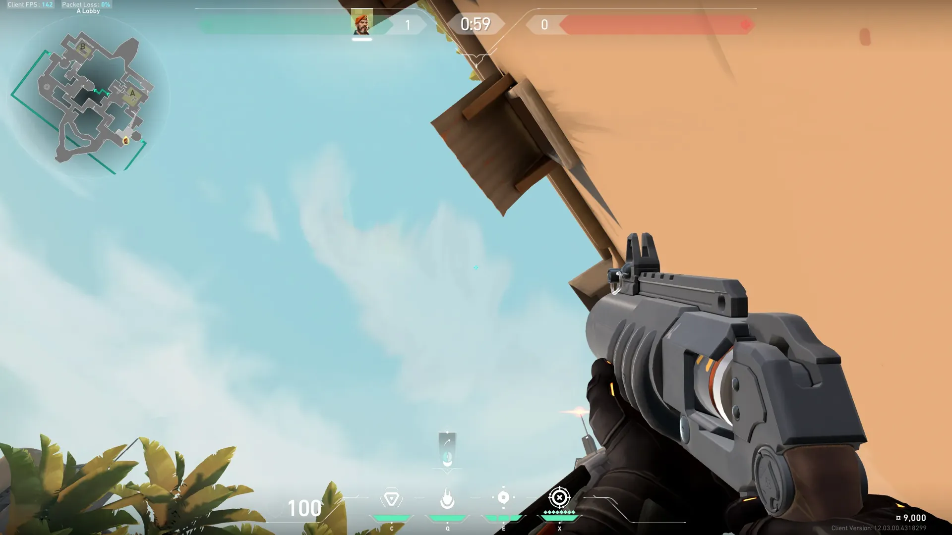 Brimstone Incendiary on Bind Attack Site A — step 3 of 4: Aim — line up the shot