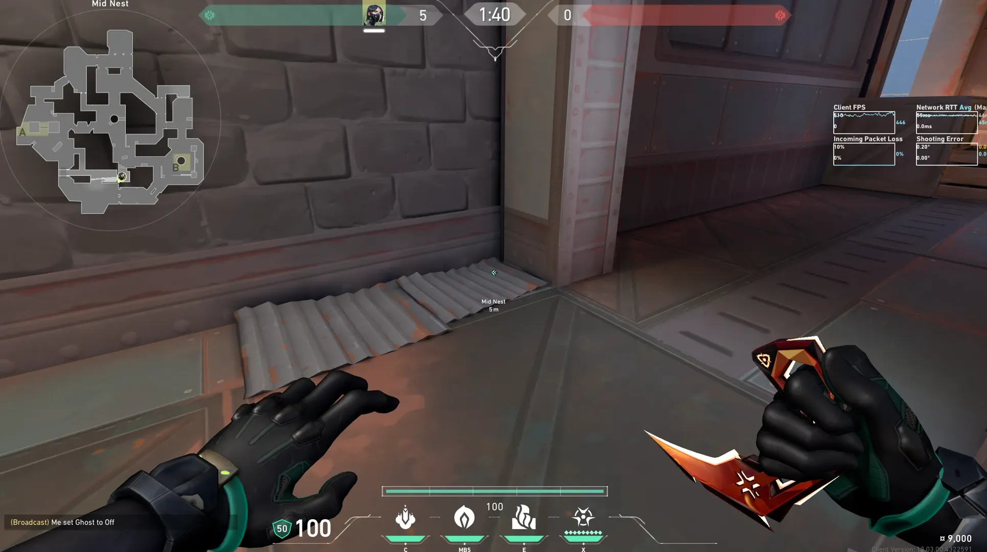 Mid Wall Clearing Molly — Viper lineup on Breeze