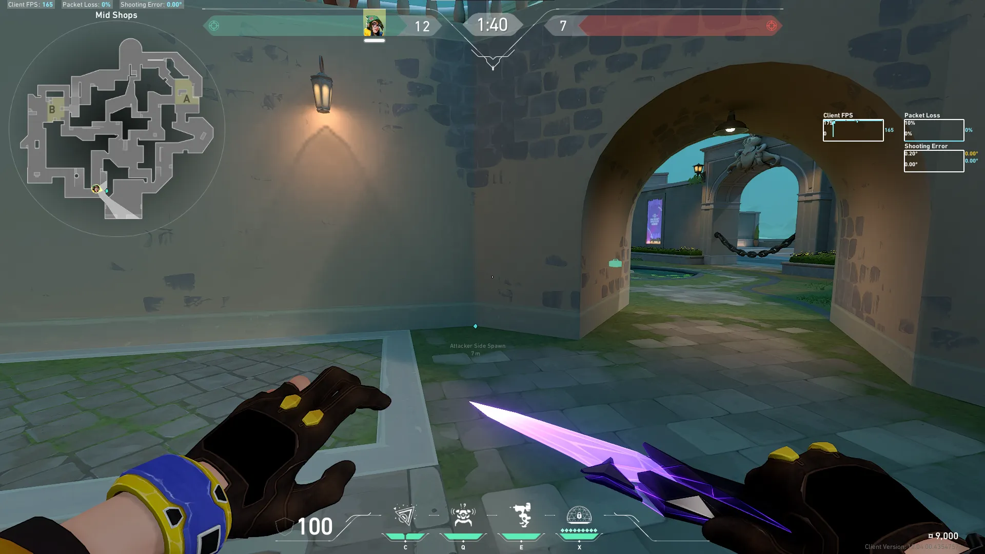 Attacker Spawn to B Link — Deadlock lineup on Pearl