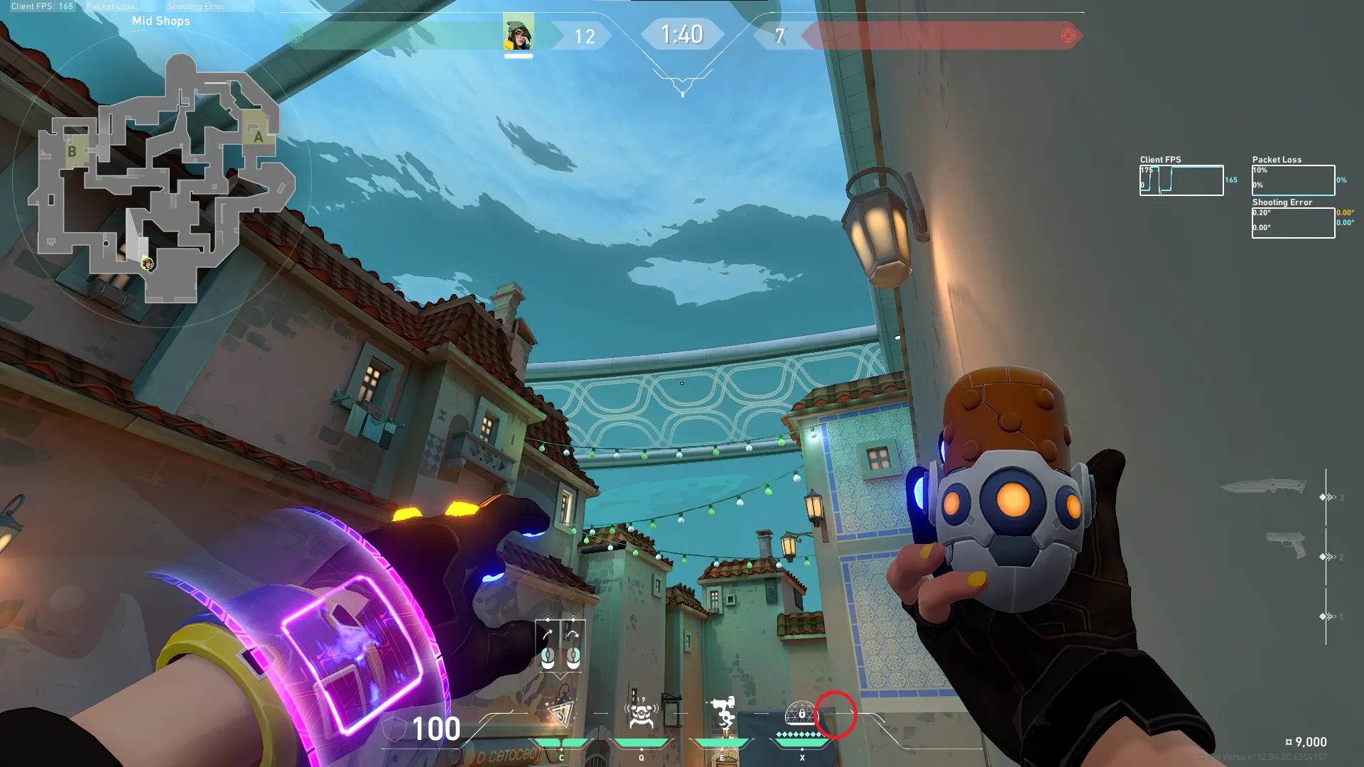 Deadlock GravNet on Pearl Attack Site B — step 2 of 3: Aim — line up the shot