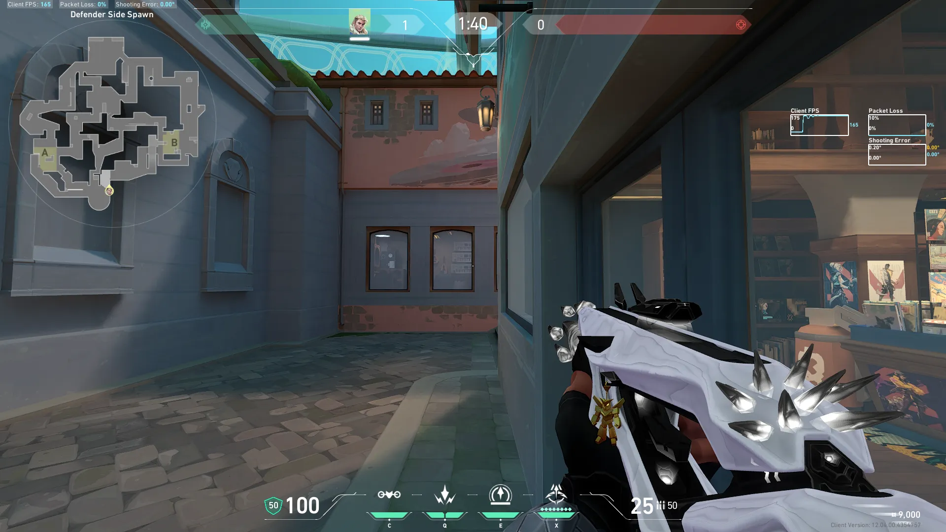 Defender Spawn to Mid Connector — Sova lineup on Pearl