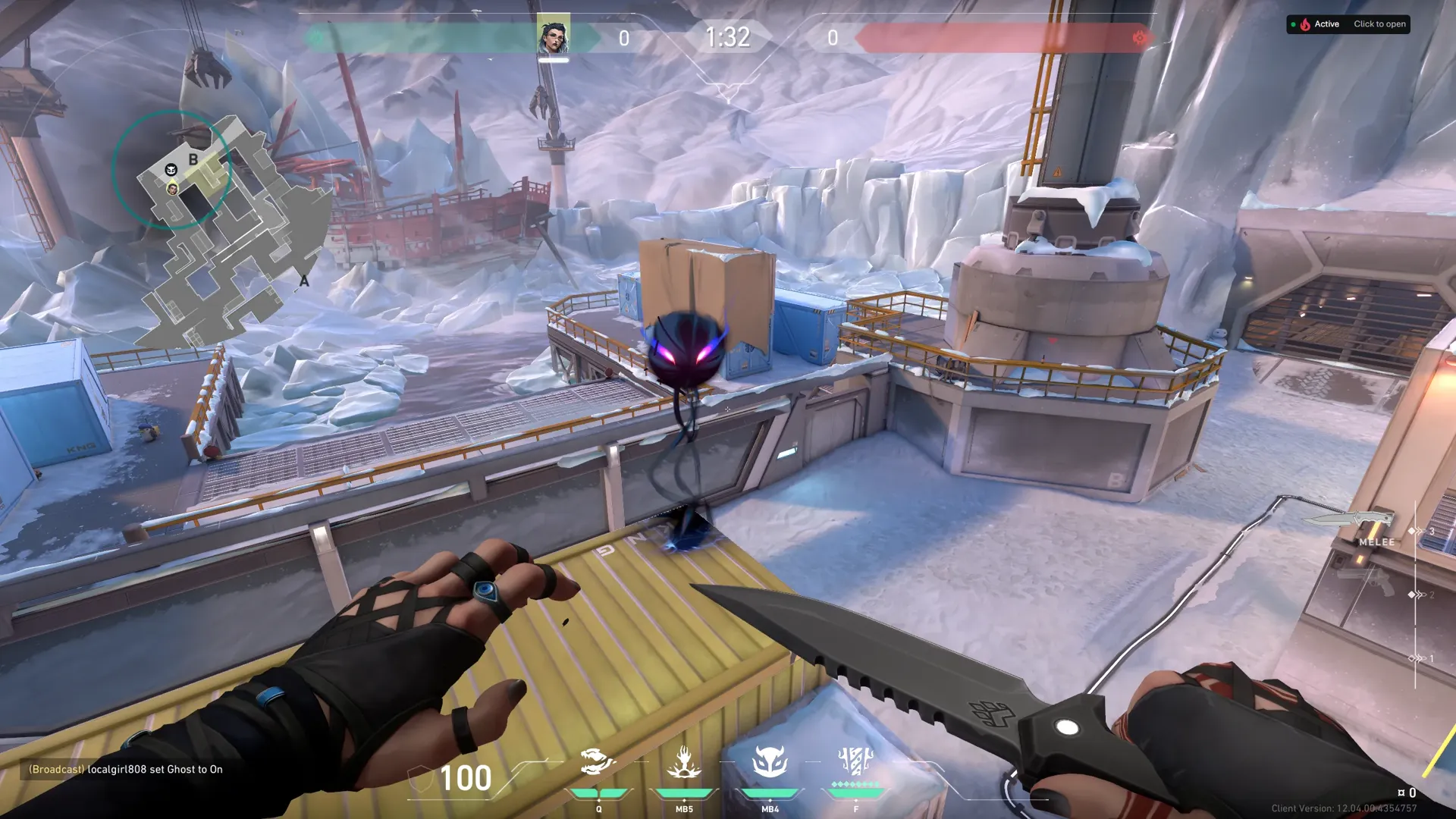 Fade Haunt on Icebox Attack Site B — step 3 of 3: Result