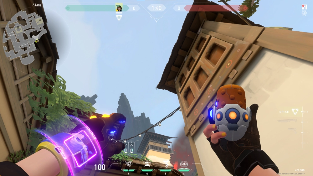 Killjoy Nanoswarm on Haven Attack Site A — step 2 of 3: Aim — line up the shot