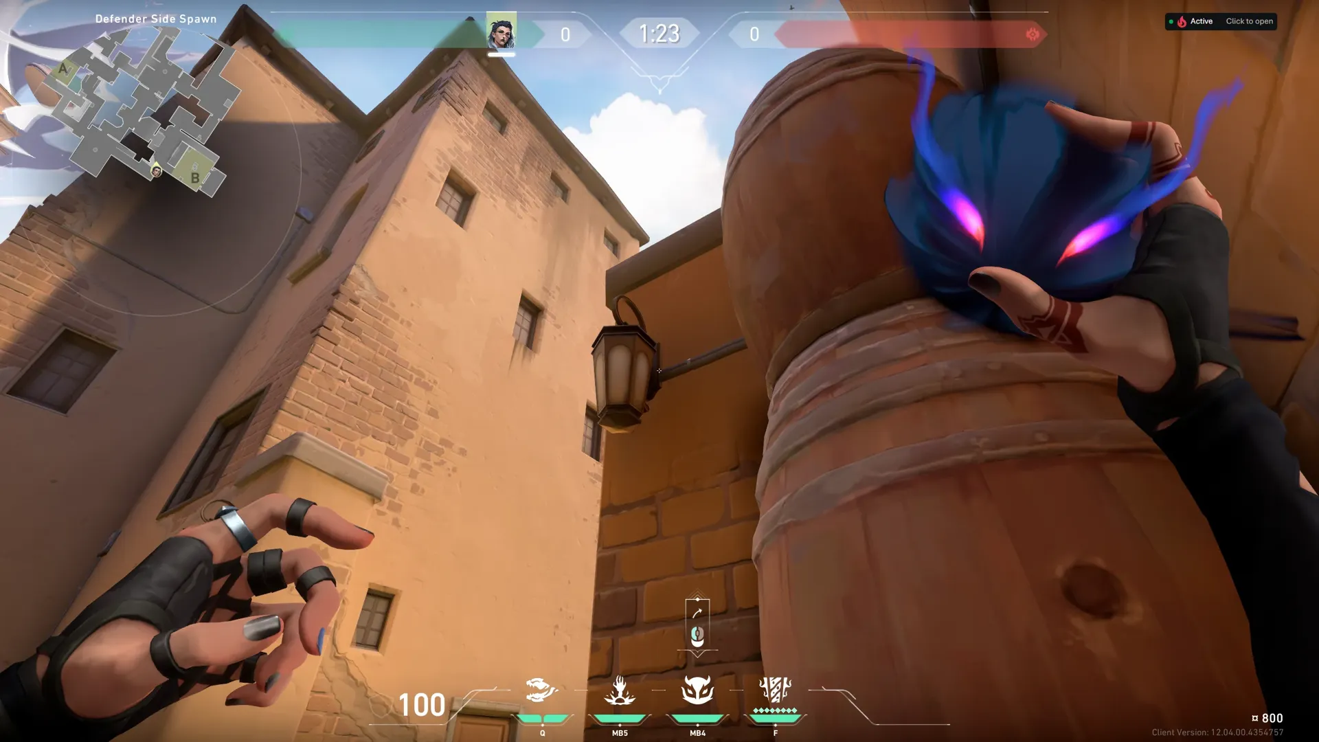 Fade Haunt on Ascent Defense Site B — step 2 of 3: Aim — line up the shot