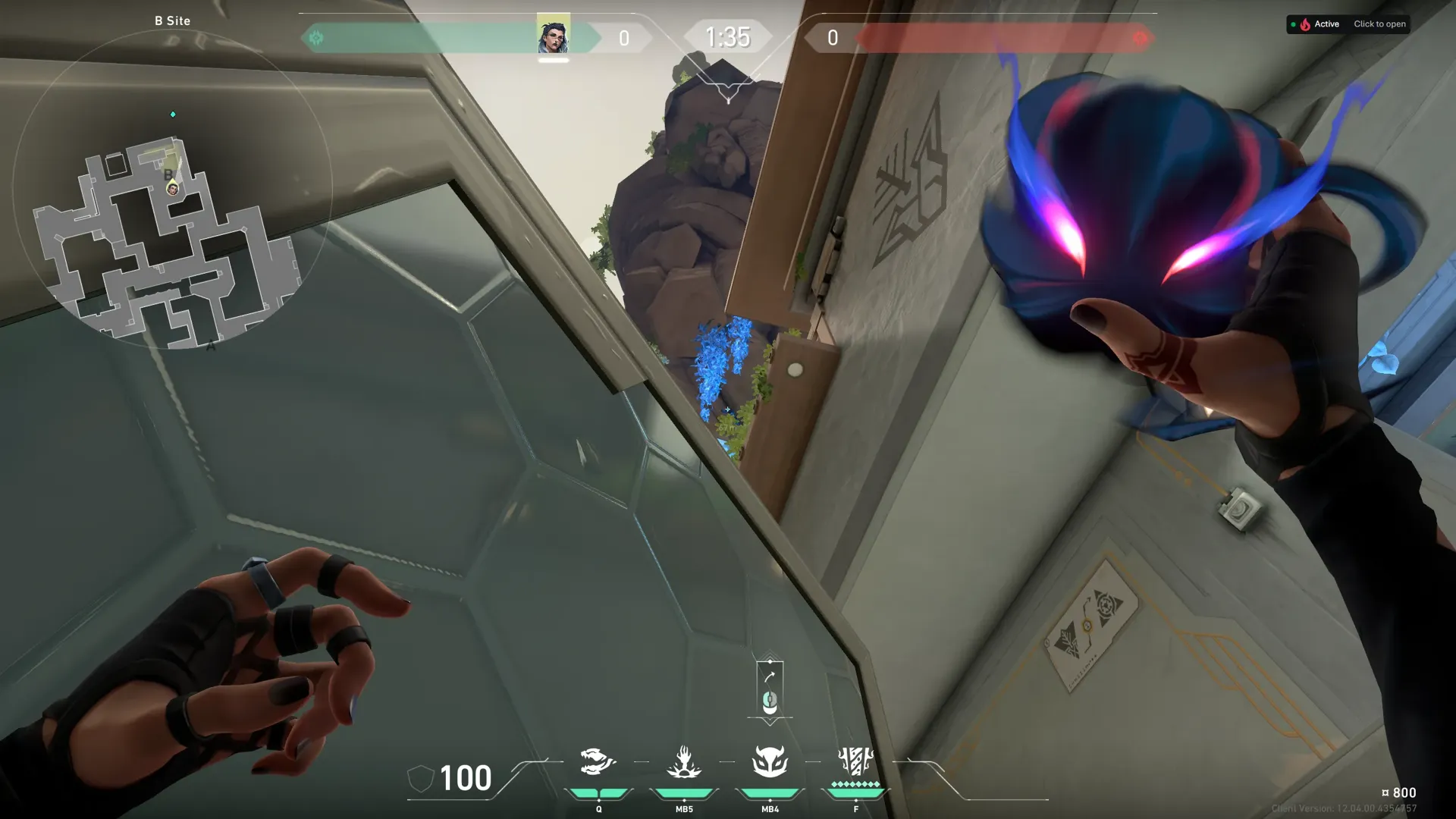 Fade Haunt on Abyss Defense Site B — step 2 of 3: Aim — line up the shot