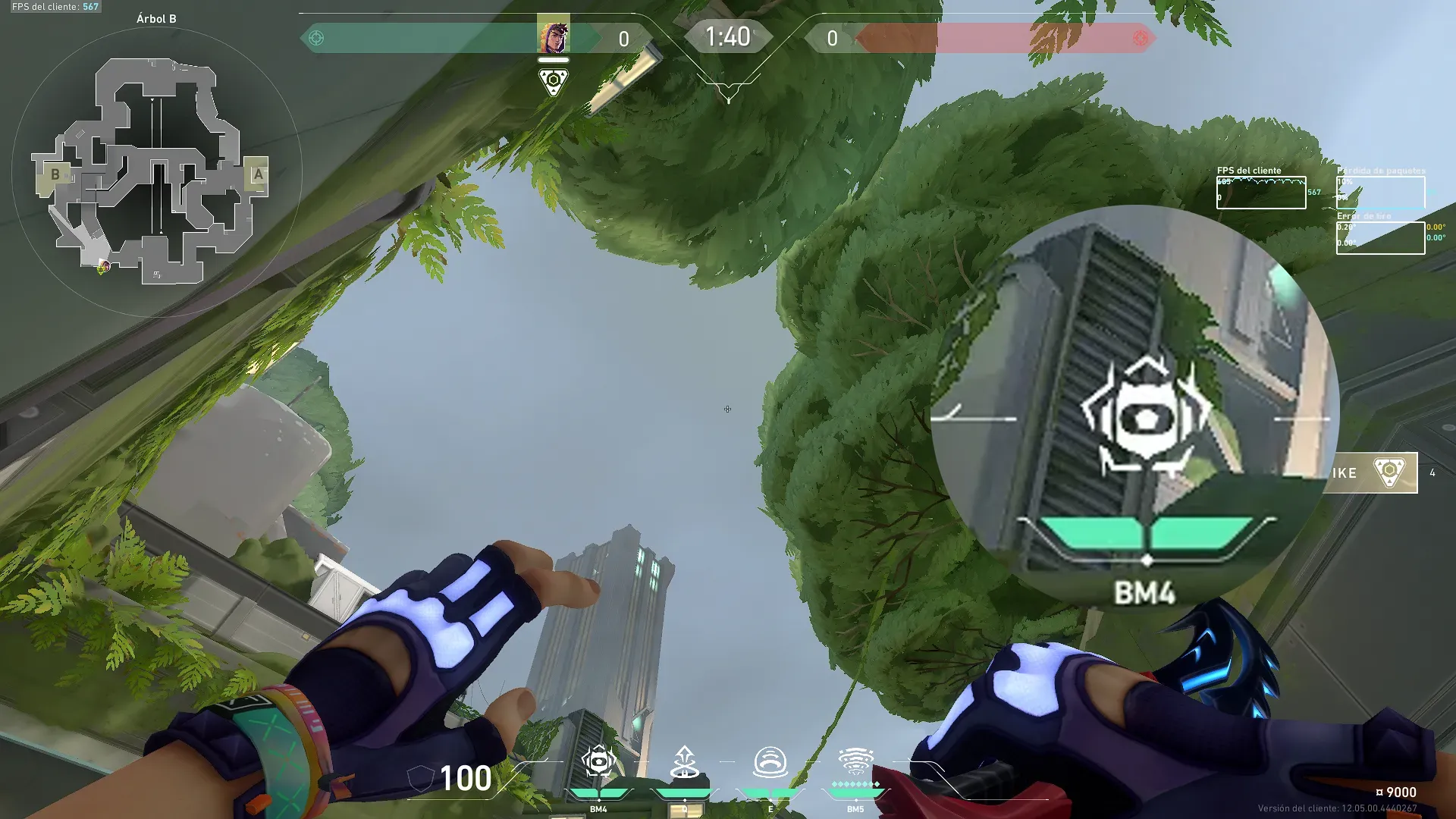 Miks M-pulse on Fracture Attack Site B — step 2 of 3: Aim — line up the shot