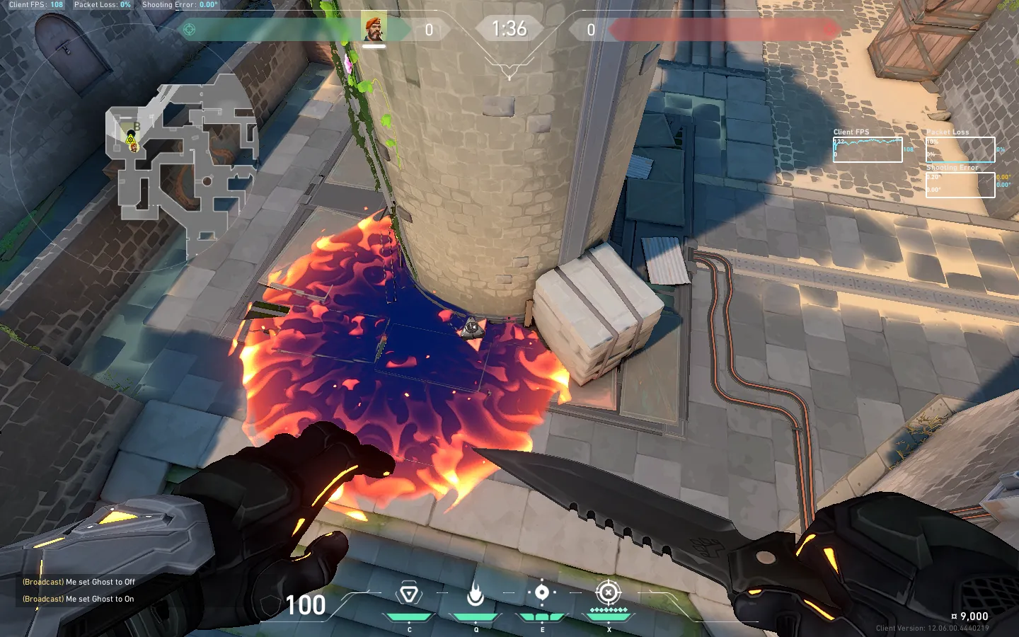 Brimstone Incendiary on Breeze Attack Site B — step 4 of 4: Result