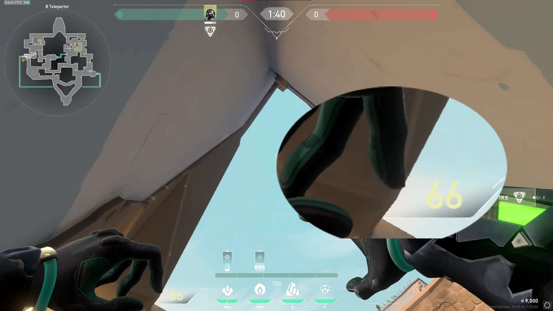 Viper Snake Bite on Bind Attack Site B — step 2 of 3: Aim — line up the shot