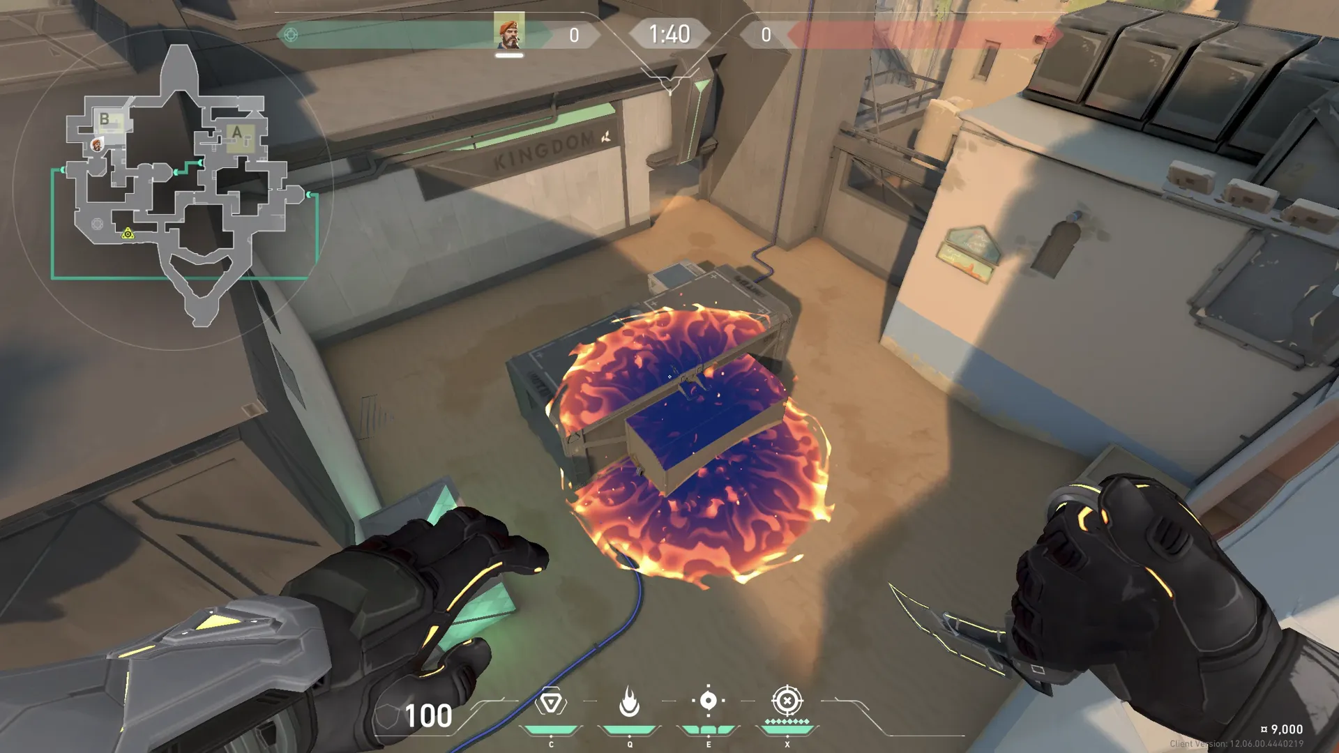 Brimstone Incendiary on Bind Attack Site B — step 3 of 3: Result