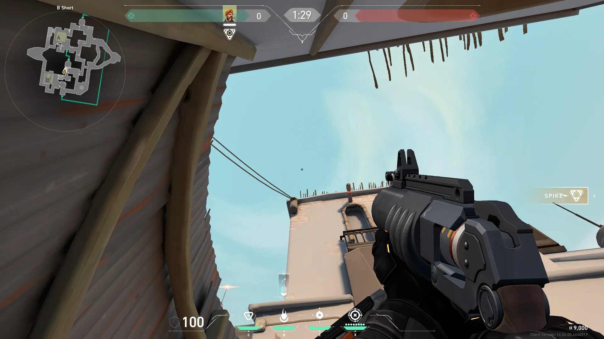 Brimstone Incendiary on Bind Attack Site A — step 3 of 5: Aim — line up the shot