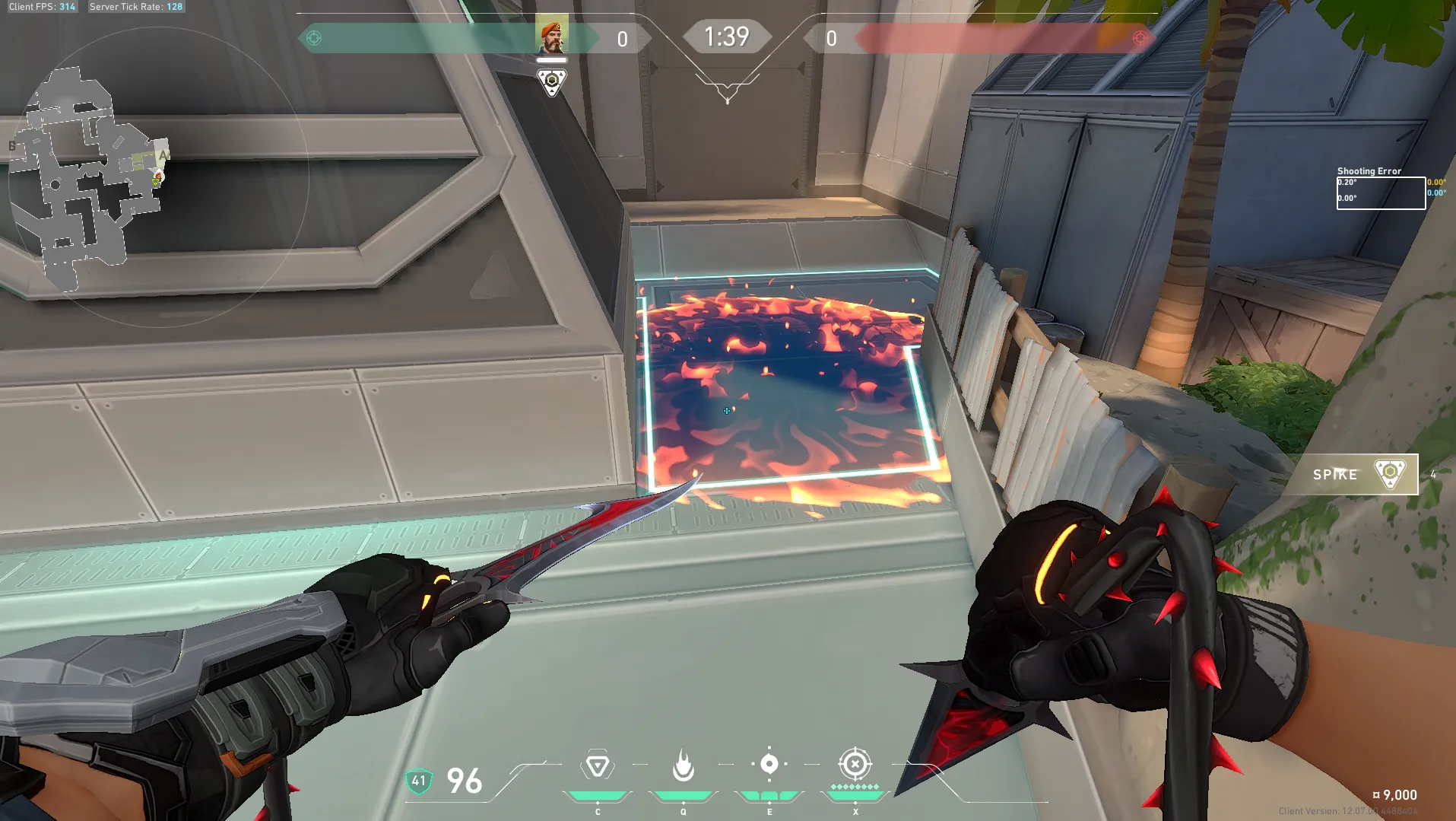 Brimstone Incendiary on Breeze Attack Site A — step 3 of 3: Result