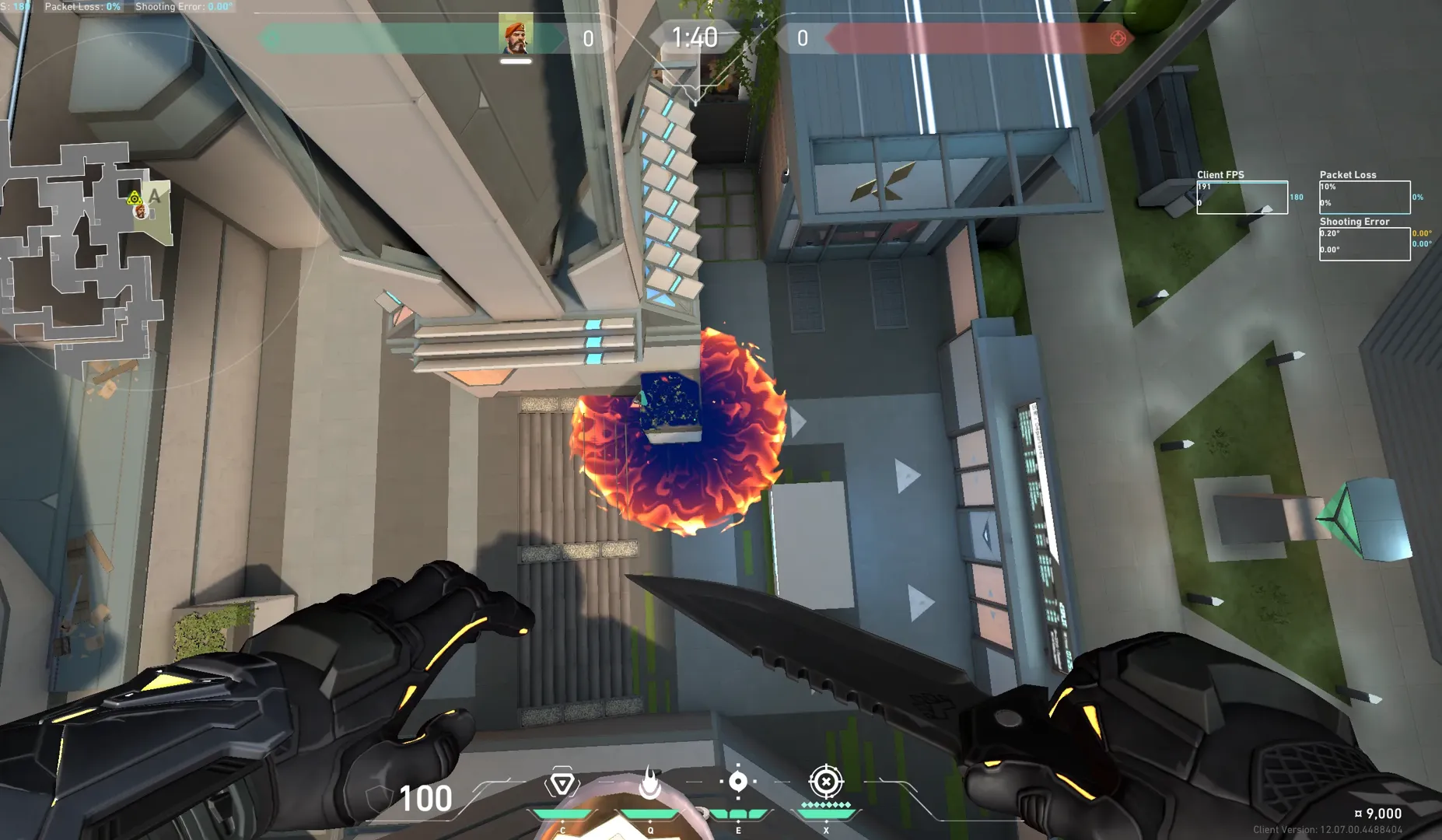 Brimstone Incendiary on Split Attack Site A — step 3 of 3: Result