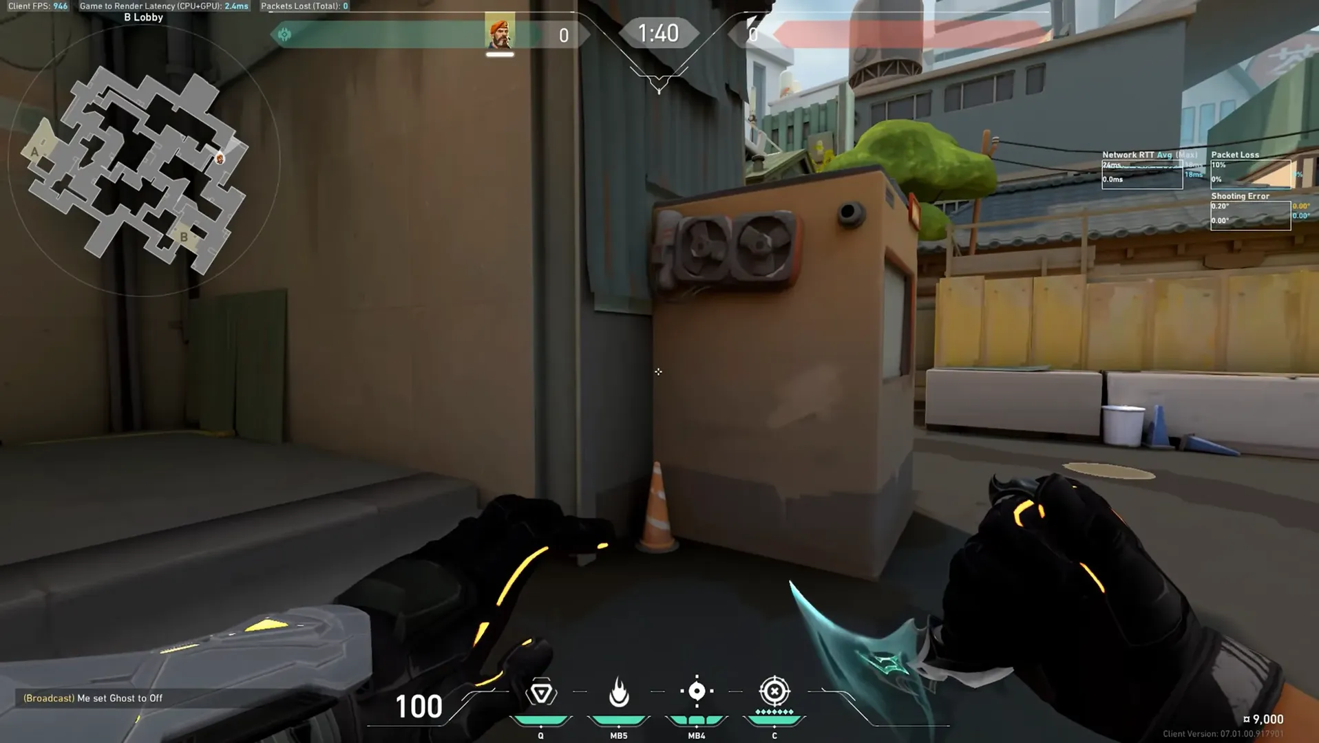 B Lobby to B Safe — Brimstone lineup on Split