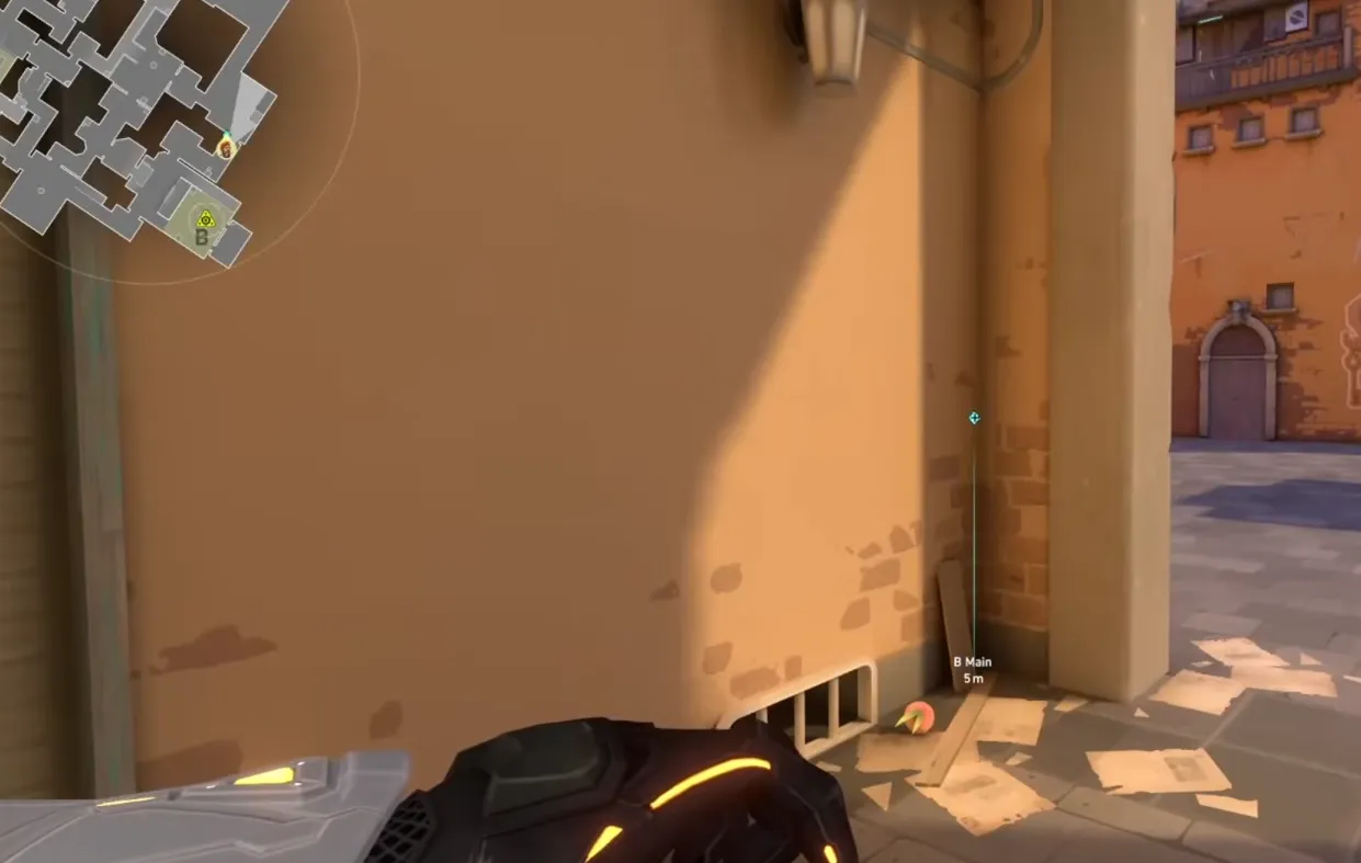 B Triple From B Main (fast) — Brimstone lineup on Ascent