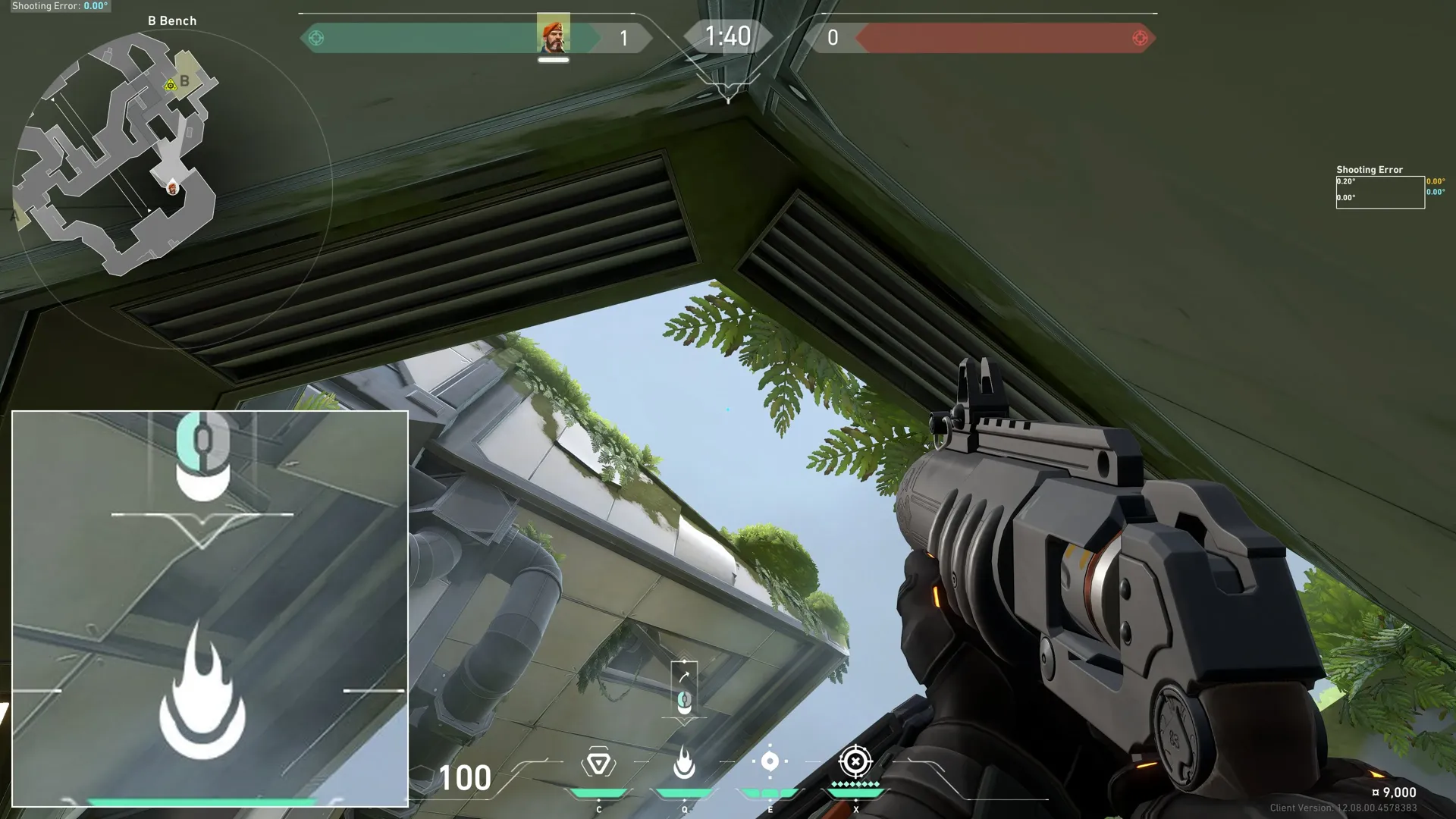 Brimstone Incendiary on Fracture Attack Site B — step 2 of 3: Aim — line up the shot