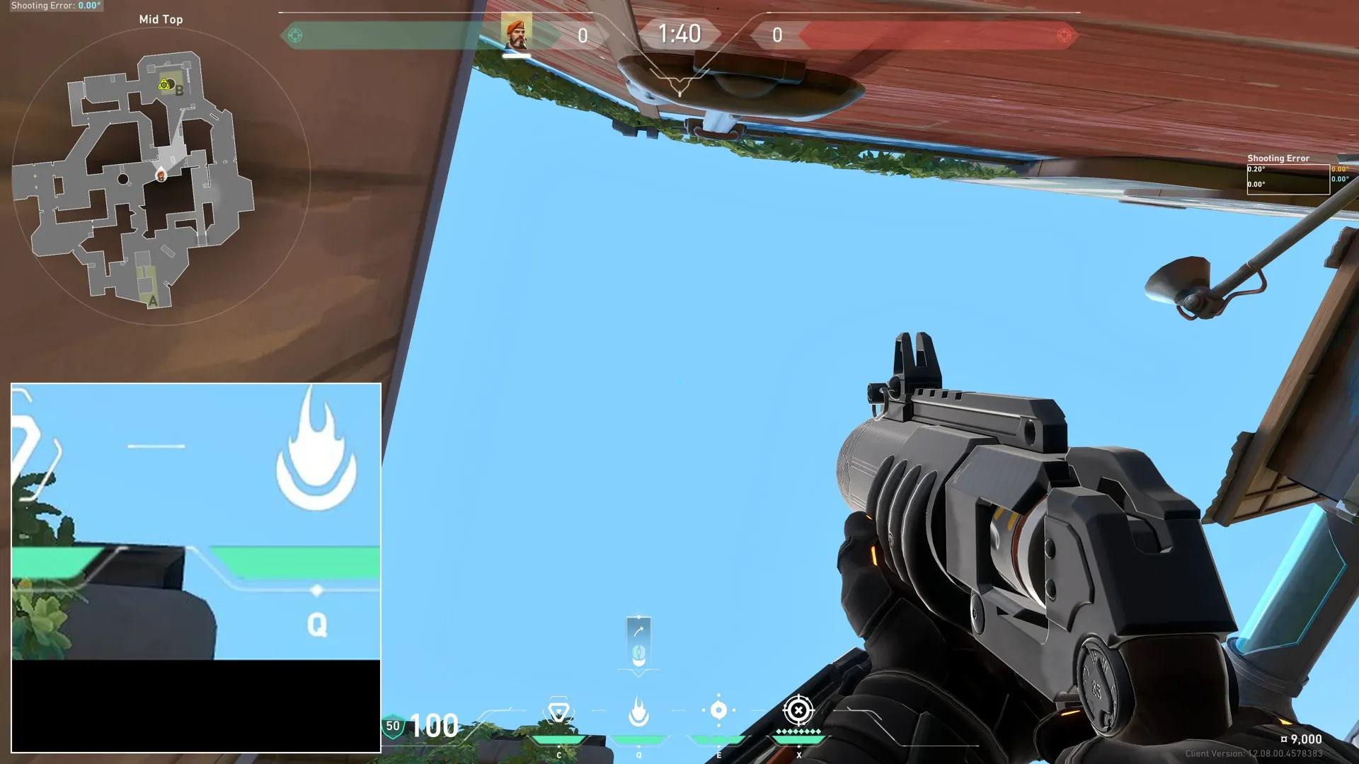 Brimstone Incendiary on Breeze Attack Site B — step 2 of 3: Aim — line up the shot