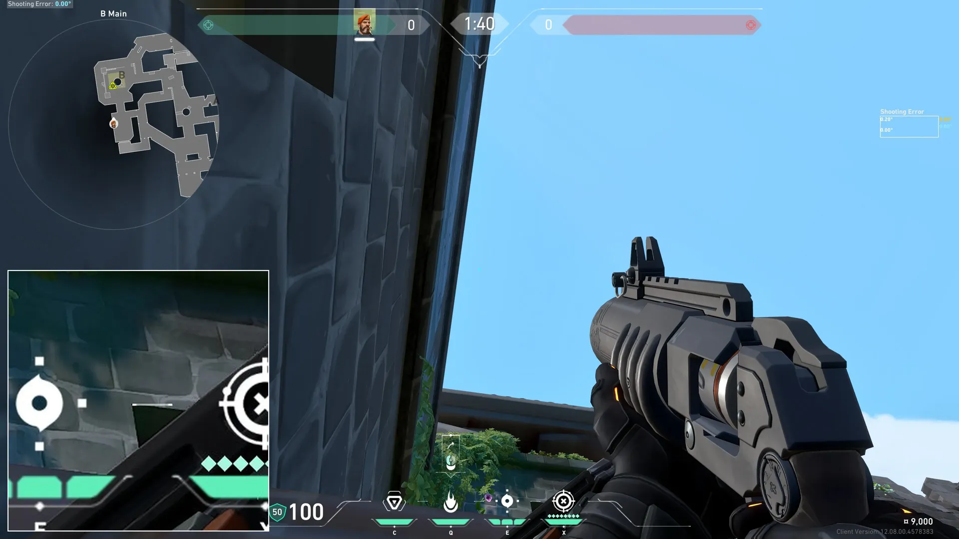 Brimstone Incendiary on Breeze Attack Site B — step 2 of 3: Aim — line up the shot