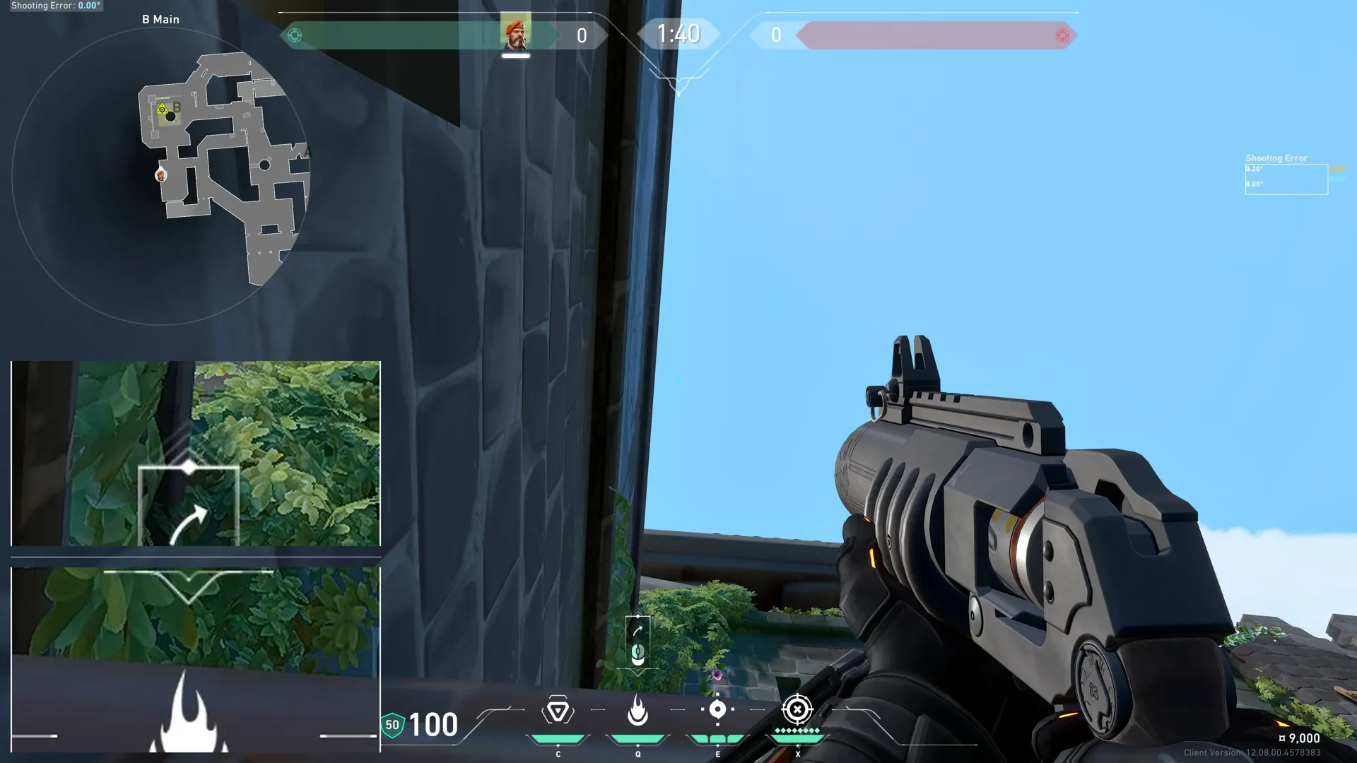 Brimstone Incendiary on Breeze Attack Site B — step 2 of 3: Aim — line up the shot