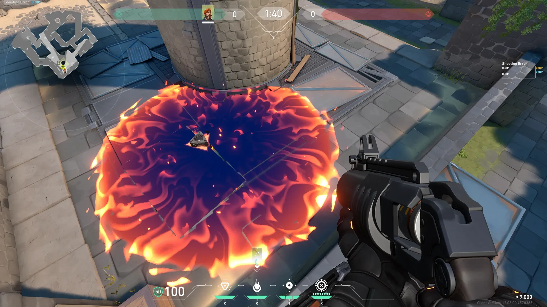 Brimstone Incendiary on Breeze Attack Site B — step 3 of 3: Result