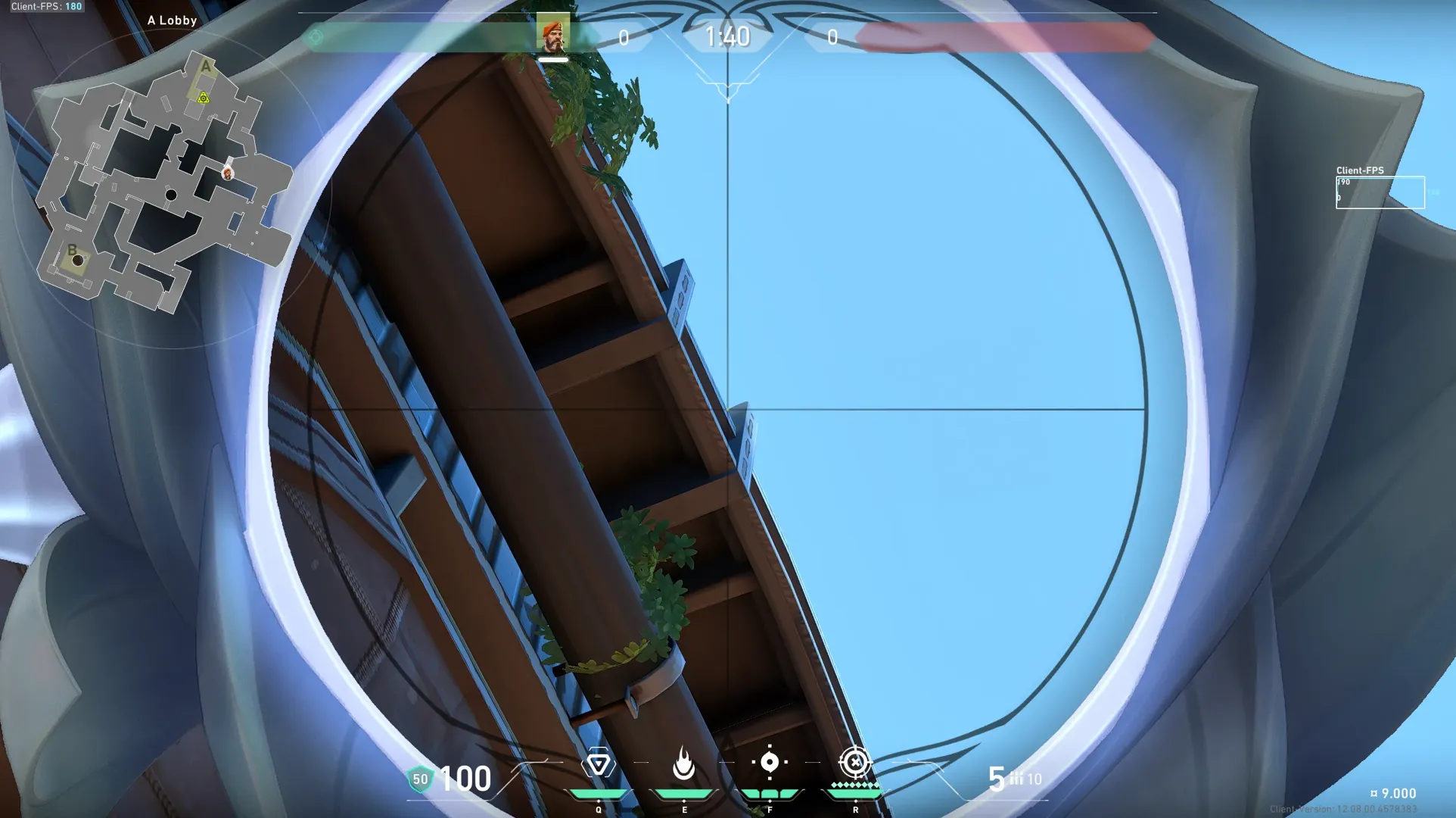 Brimstone Incendiary on Breeze Attack Site A — step 2 of 4: Aim — line up the shot
