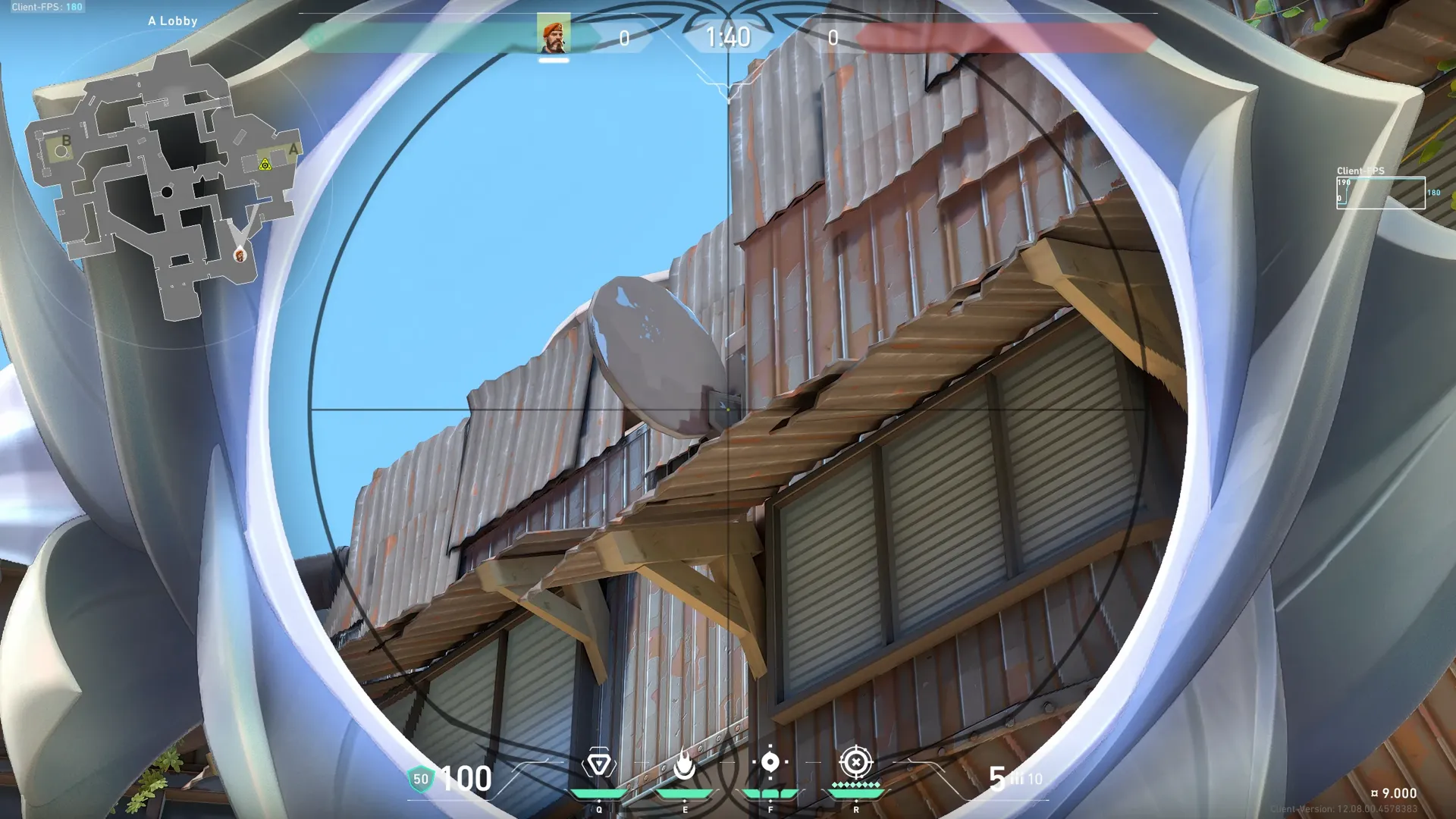 Brimstone Incendiary on Breeze Attack Site A — step 2 of 4: Aim — line up the shot