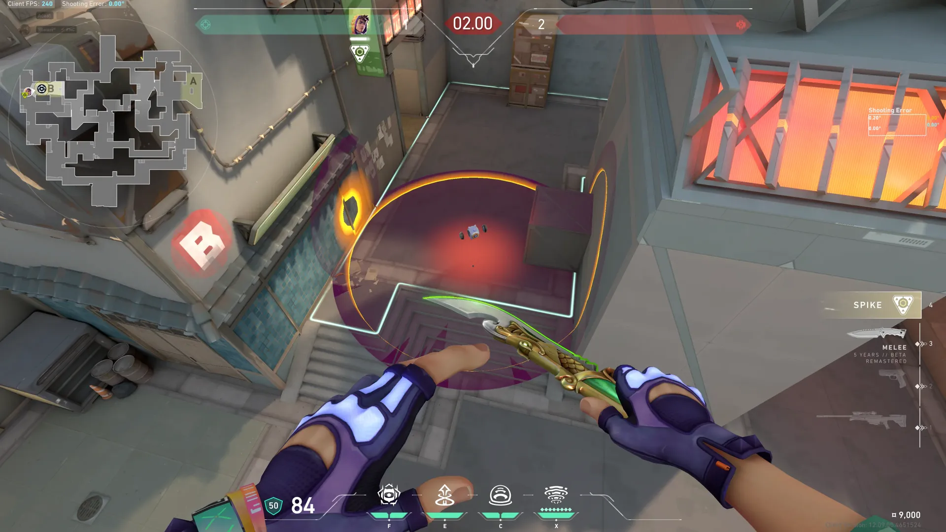 Miks M-pulse on Split Attack Site B — step 4 of 4: Result