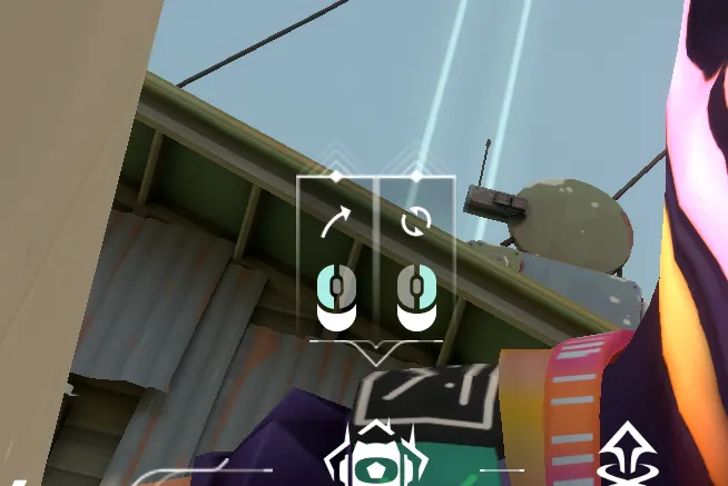 Miks M-pulse on Split Attack Site B — step 4 of 5: Aim — line up the shot