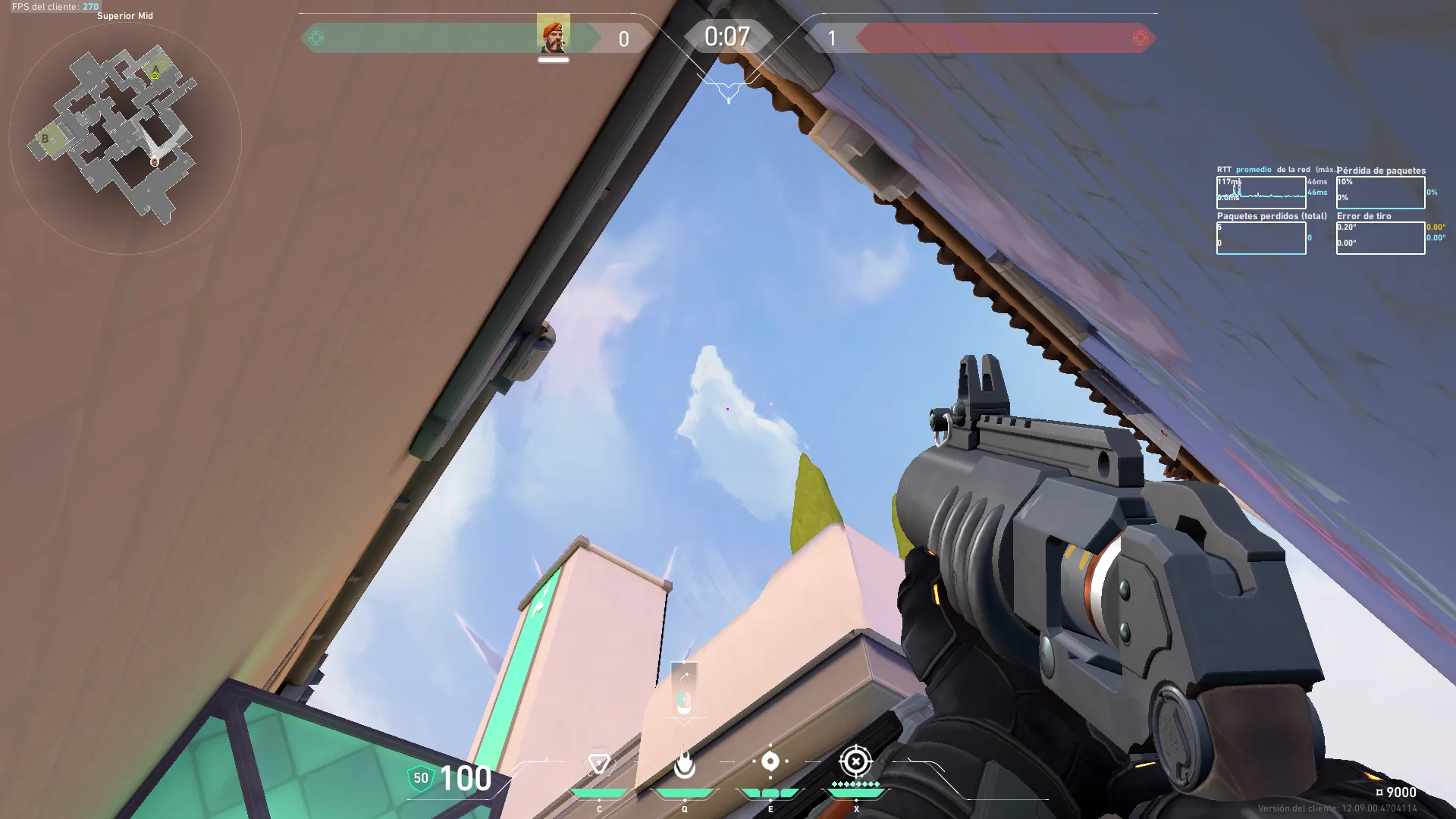 Brimstone Incendiary on Ascent Attack Site A — step 2 of 4: Aim — line up the shot