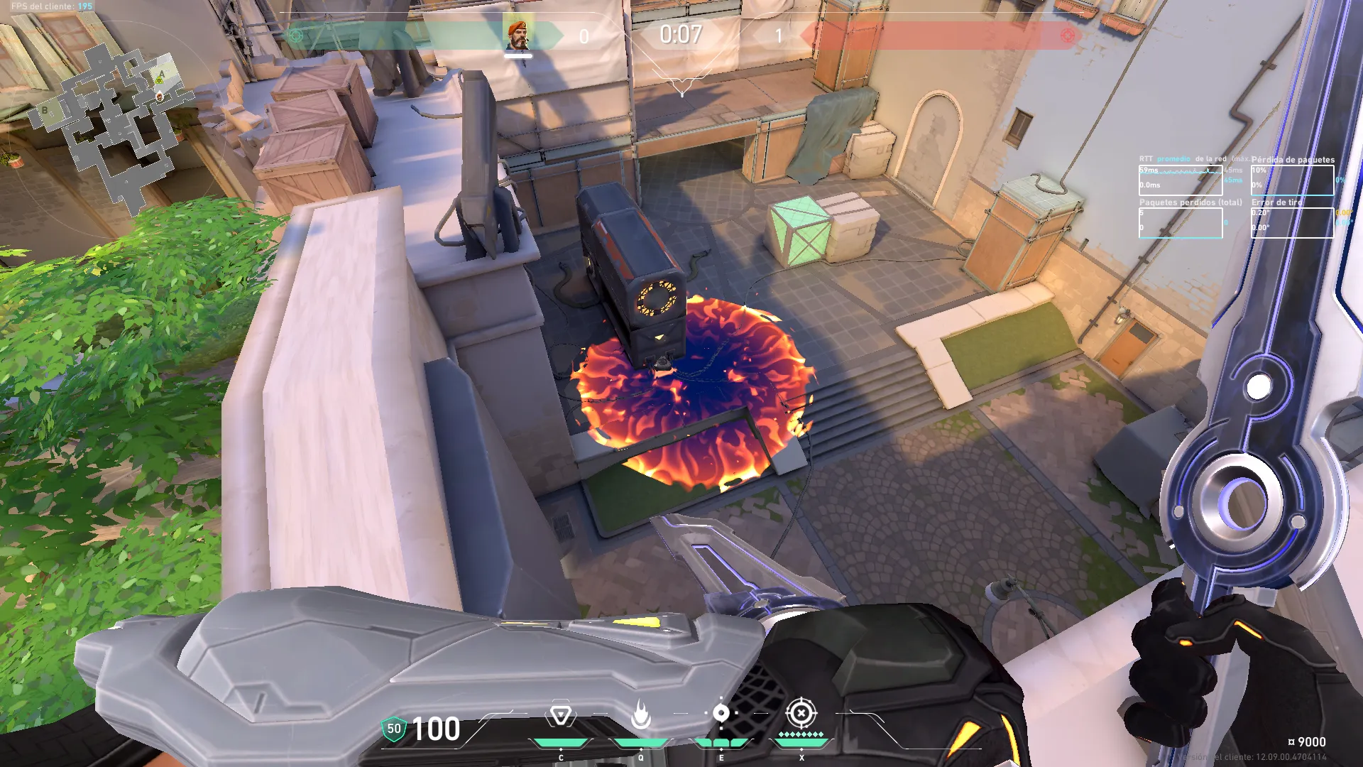 Brimstone Incendiary on Ascent Attack Site A — step 4 of 4: Result