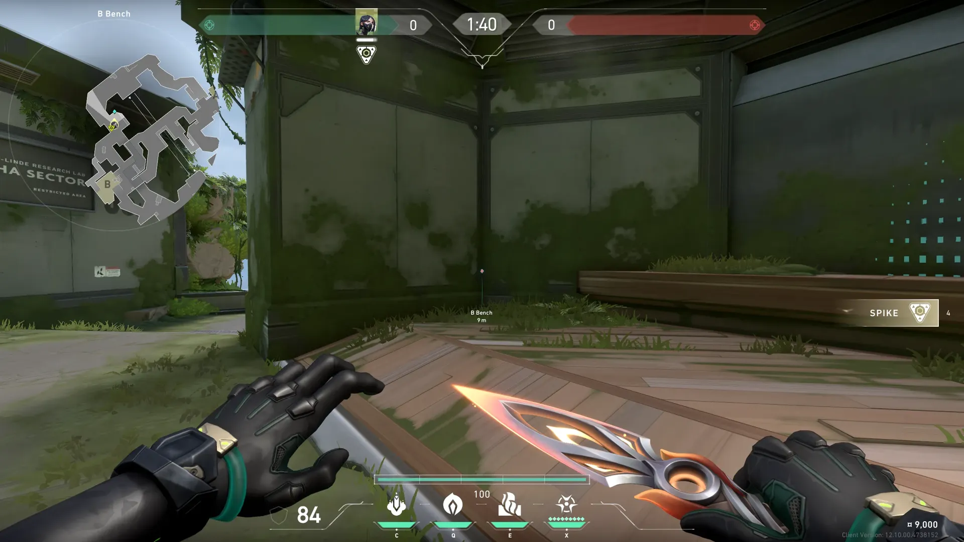 B Bench to B Generator Attacker one way — Viper lineup on Fracture