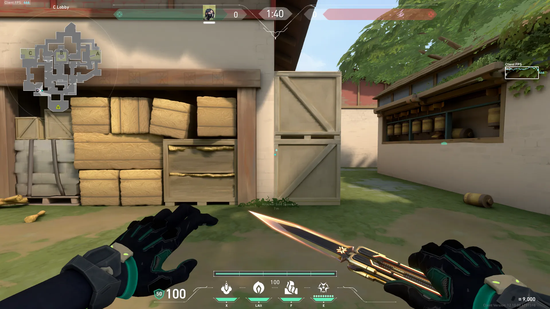 Anti-sniper Box Molly — Viper lineup on Haven