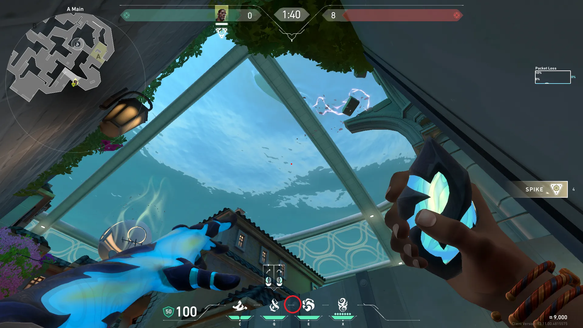 Veto Chokehold on Pearl Attack Site A — step 2 of 3: Aim — line up the shot