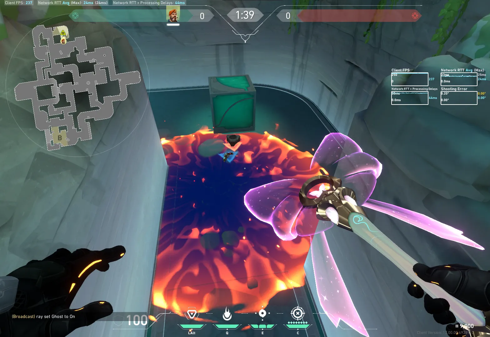 Brimstone Incendiary on Summit Attack Site A — step 3 of 3: Result