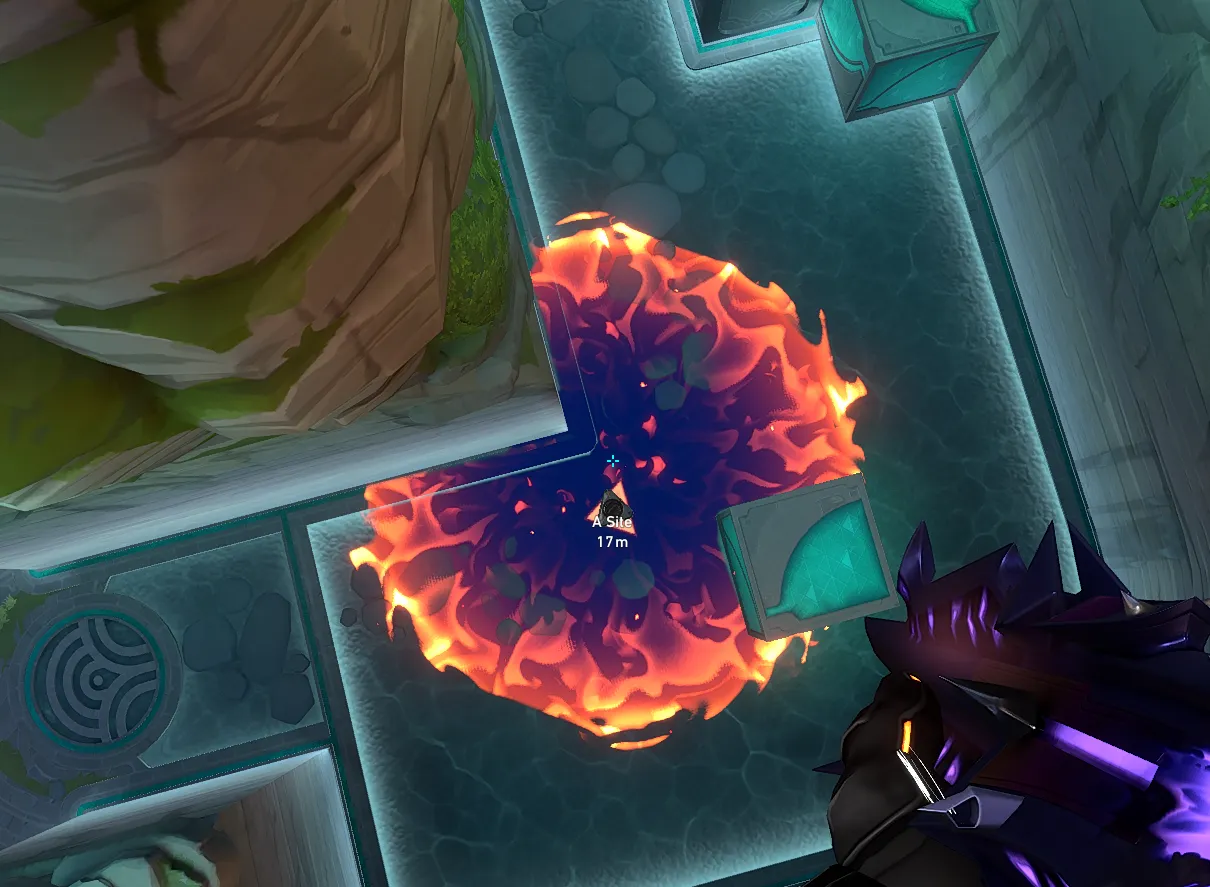 Brimstone Incendiary on Summit Attack Site A — step 4 of 4: Result