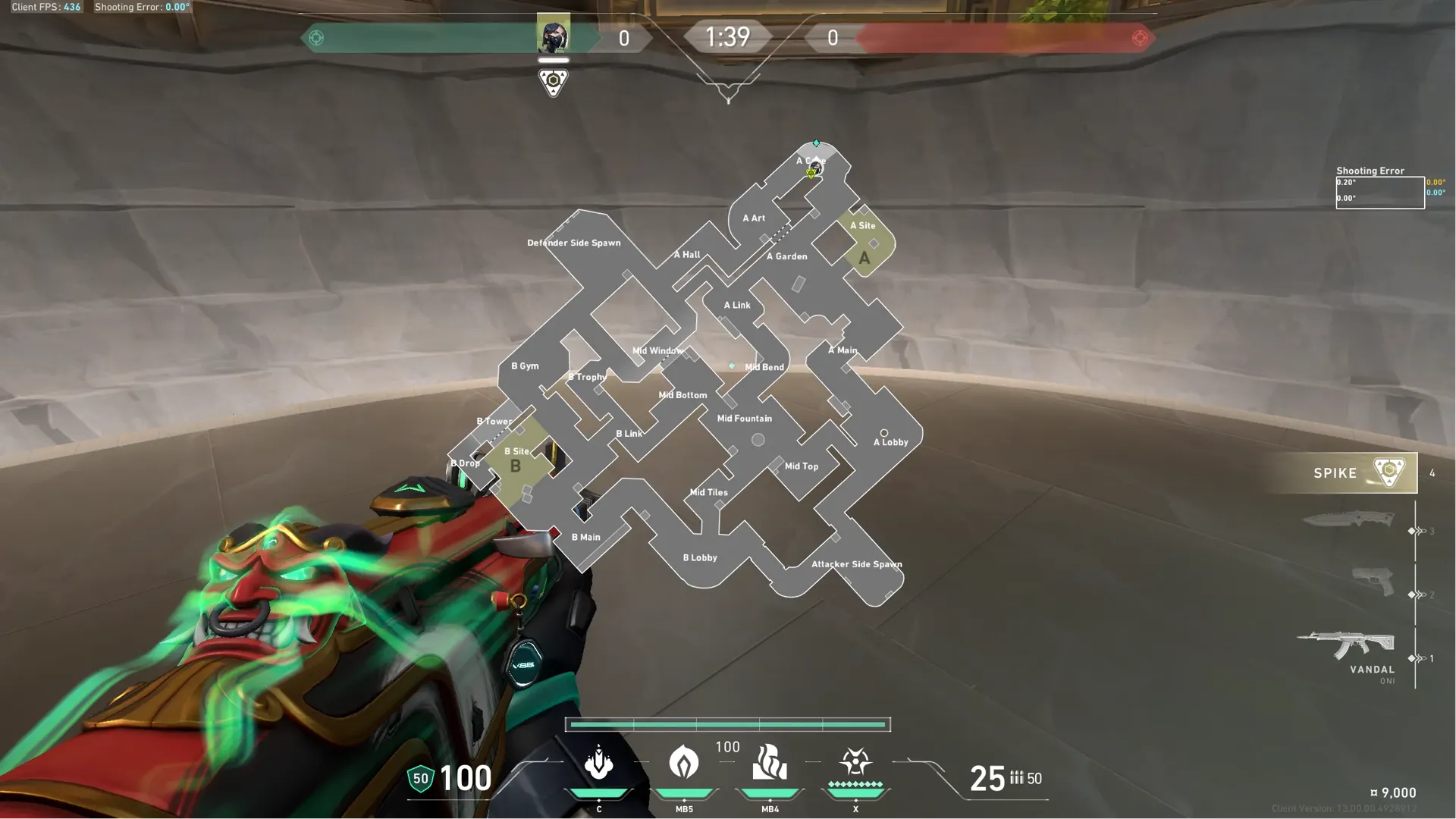 Summit A Cave to A Site Corner Plant — Viper lineup on Summit