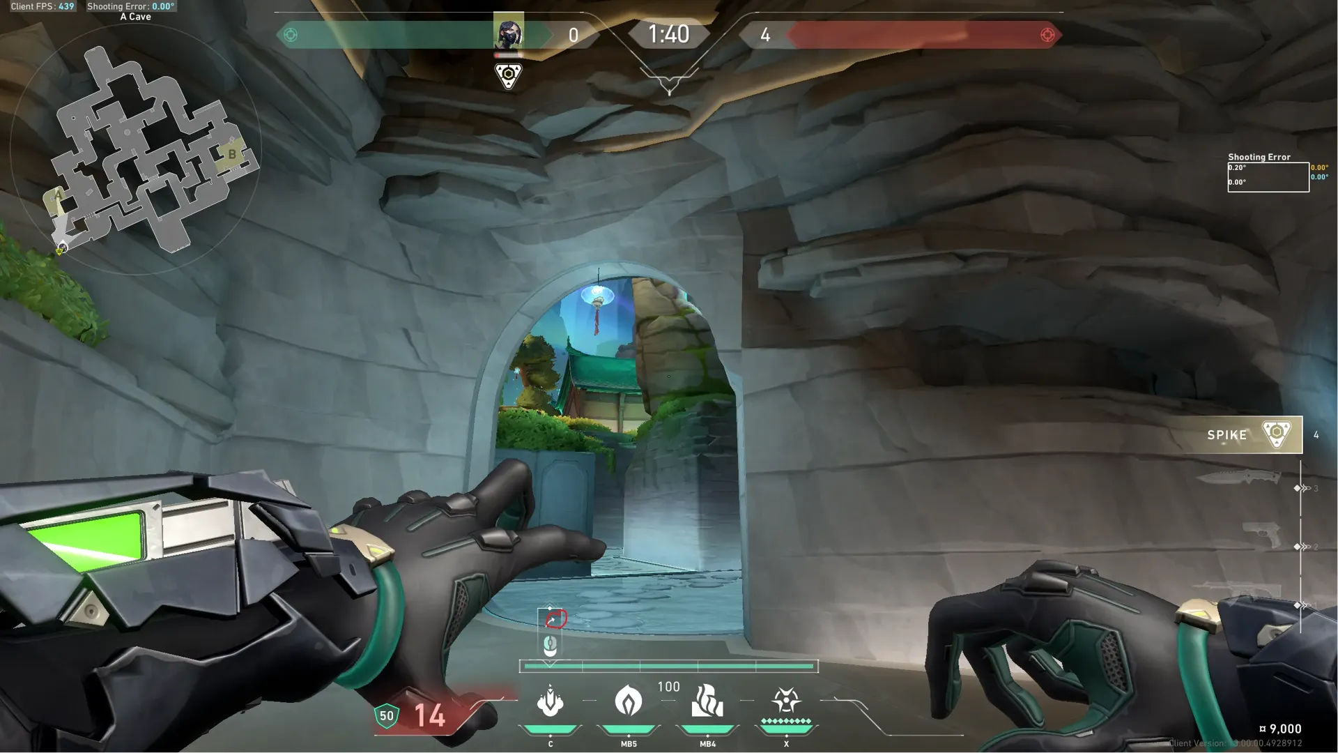 Viper Snake Bite on Summit Defense Site A — step 4 of 5: Aim — line up the shot