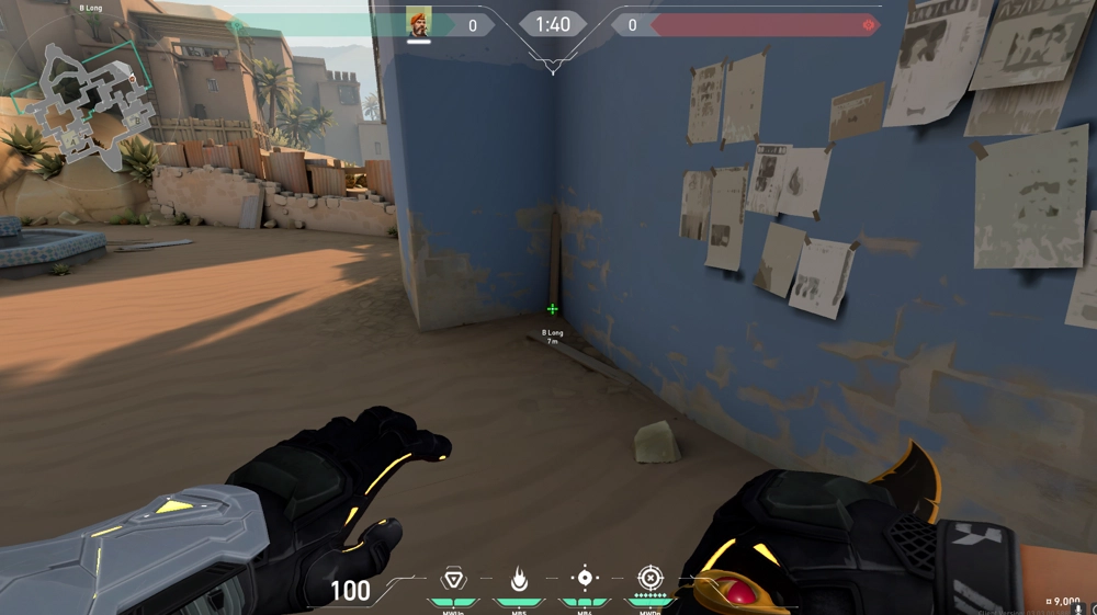 Stall Defuse B Site Default — Brimstone lineup on Bind