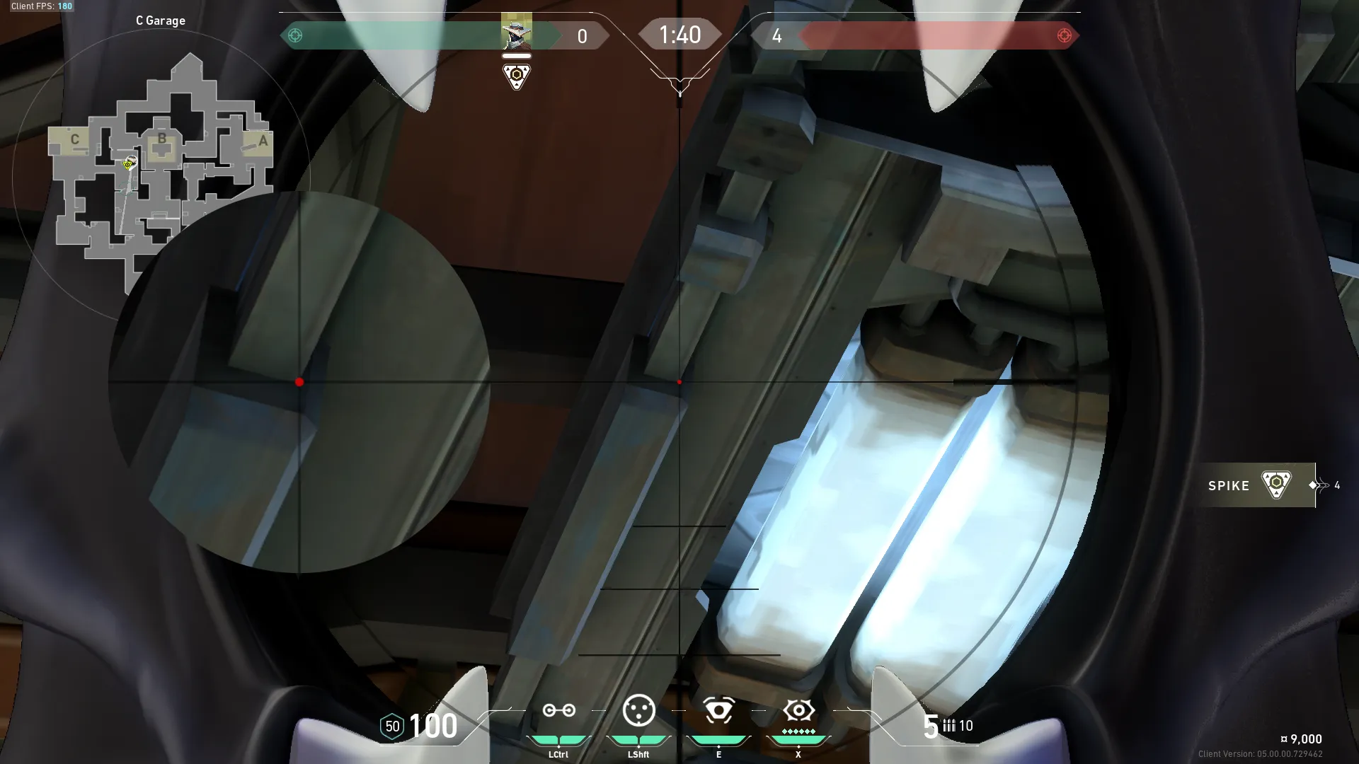 Cypher Cyber Cage on Haven Defense Site C — step 2 of 3: Aim — line up the shot