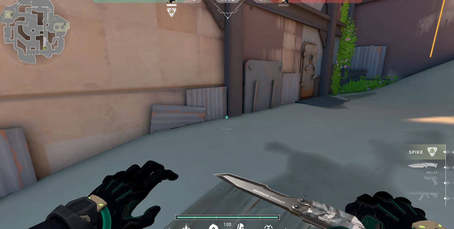 Viper Pre-plant/combo With Molly +KJ and Kay/o Stall Defuse — Viper lineup on Breeze