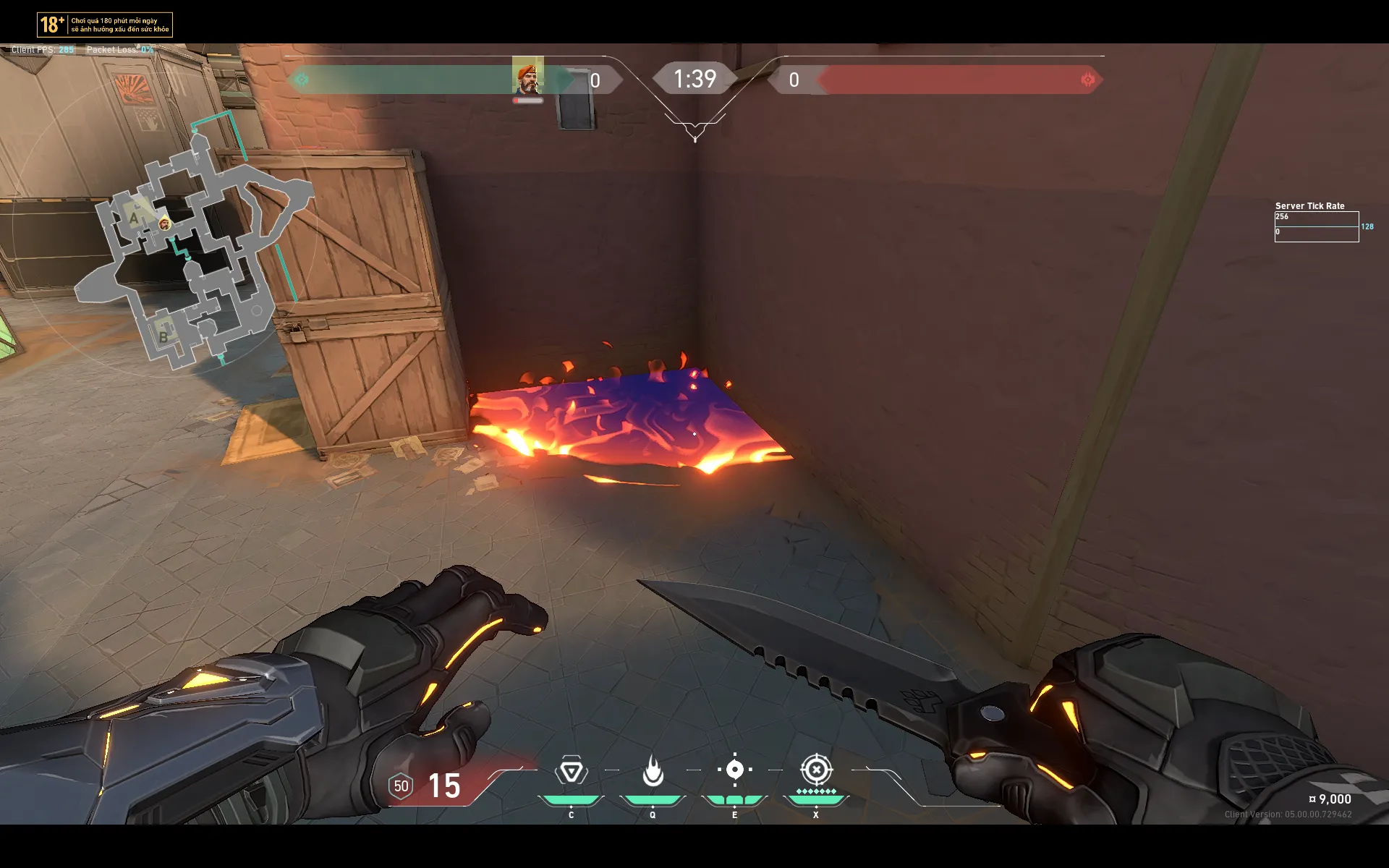 Brimstone Incendiary on Bind Defense Site B — step 3 of 3: Result